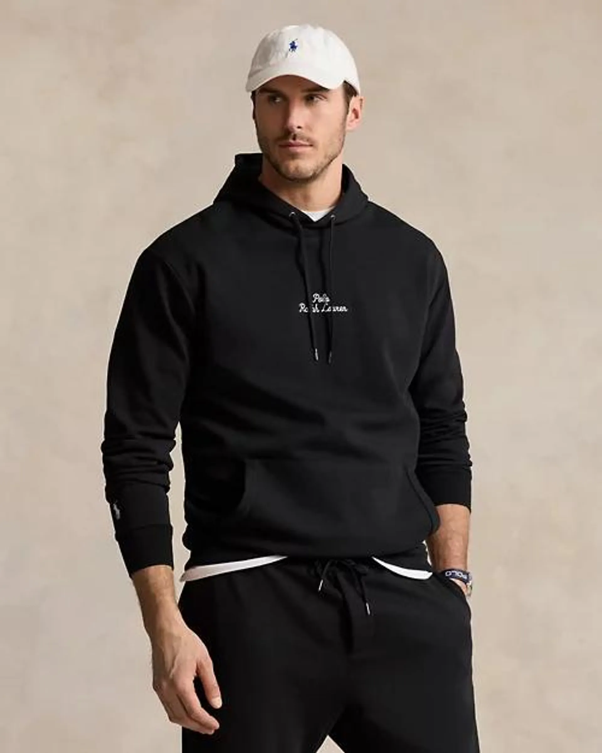 Logo Double-Knit Hoodie