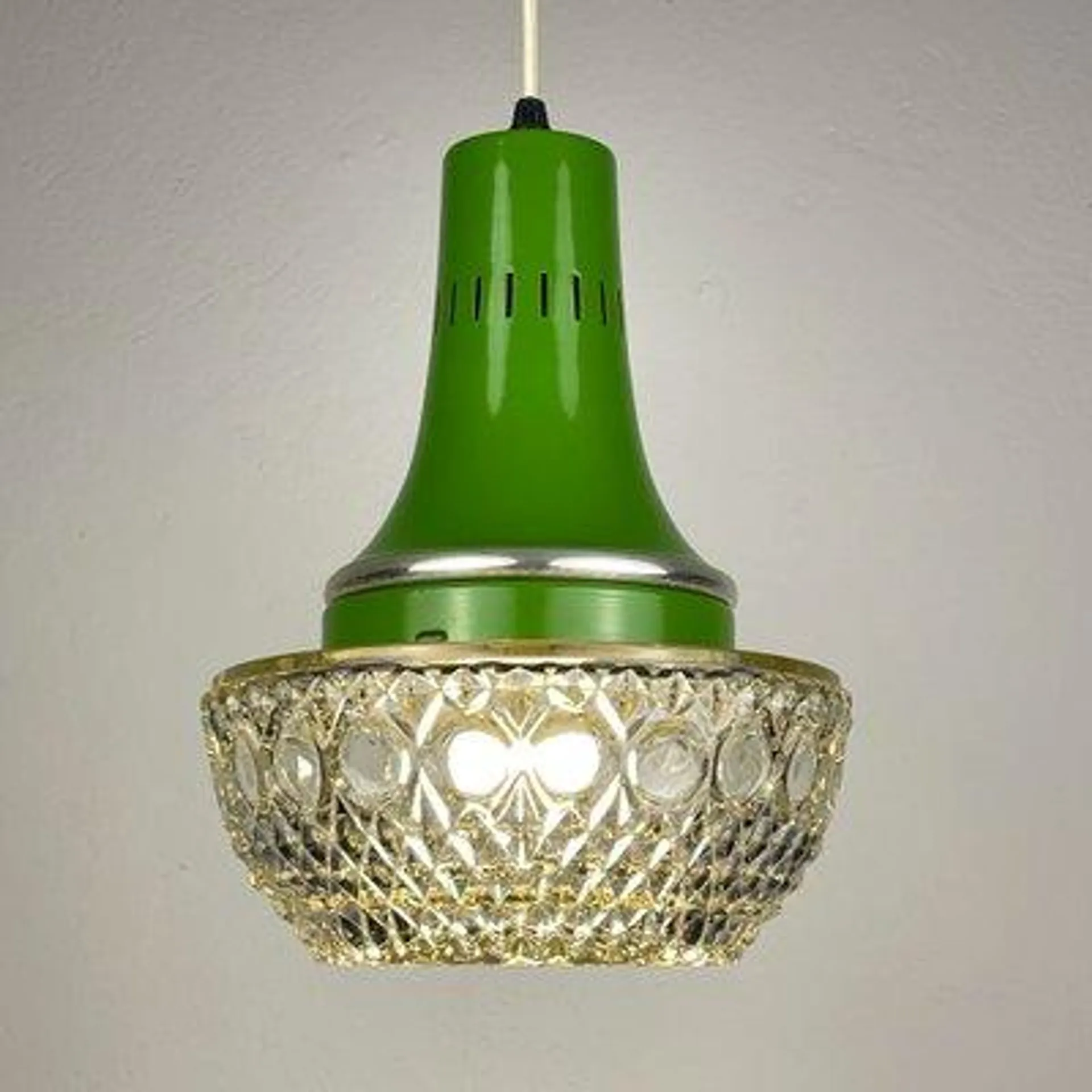 Mid-Century Modern Green Pendant Lamp by Targetti Sankey, 1960s