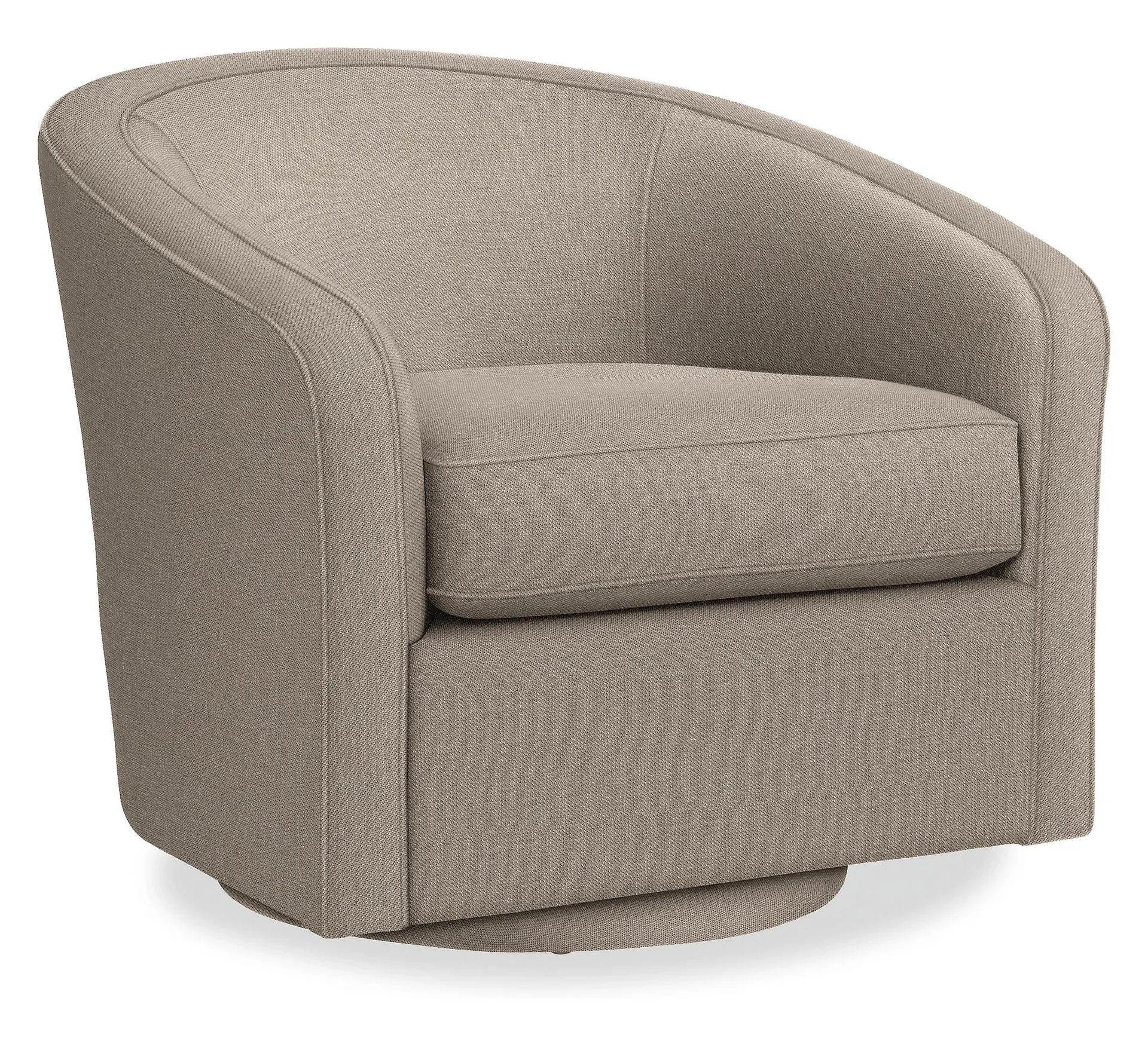 Amos Swivel Chair in Gino Putty