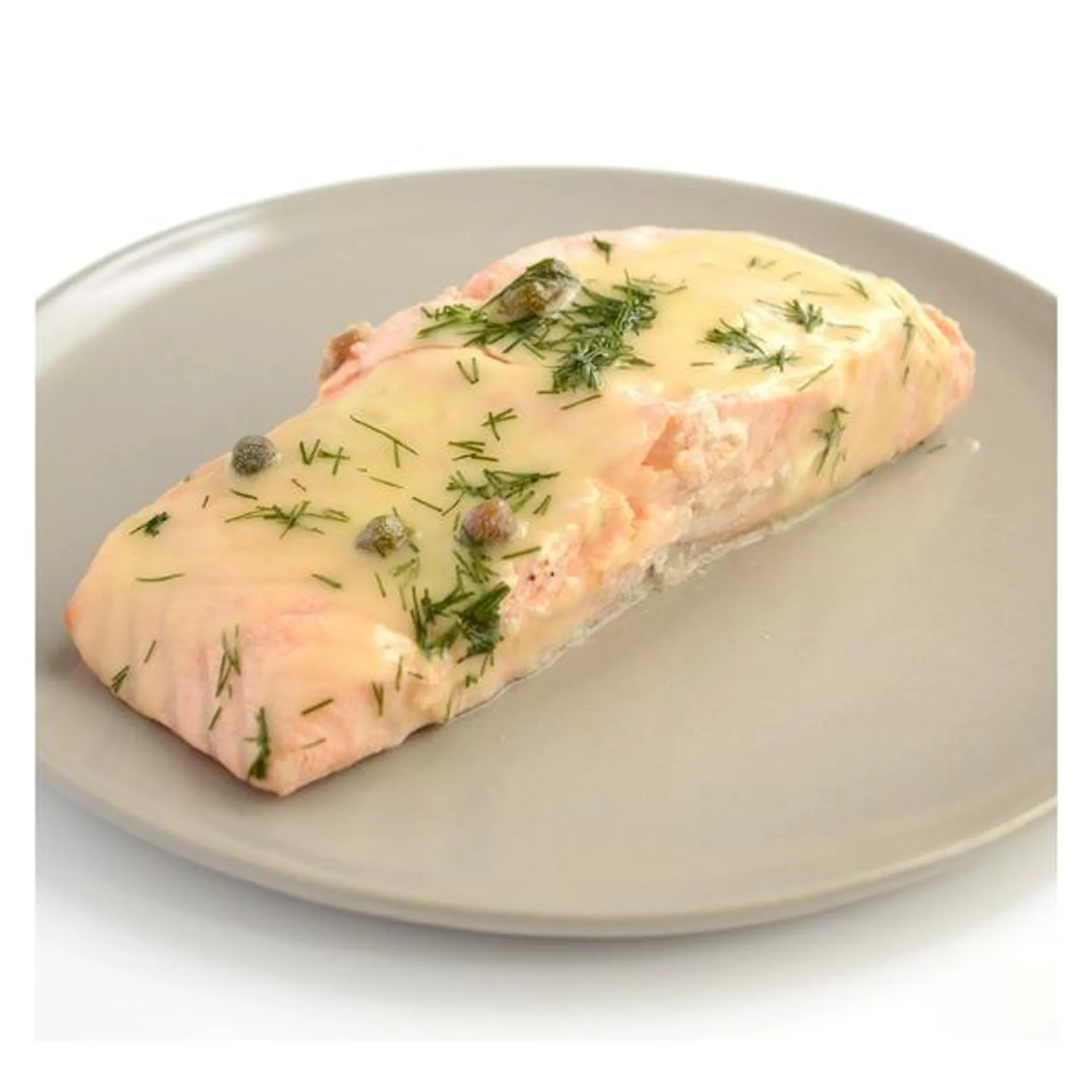 Gelson's Poached Salmon With Mustard Dressing