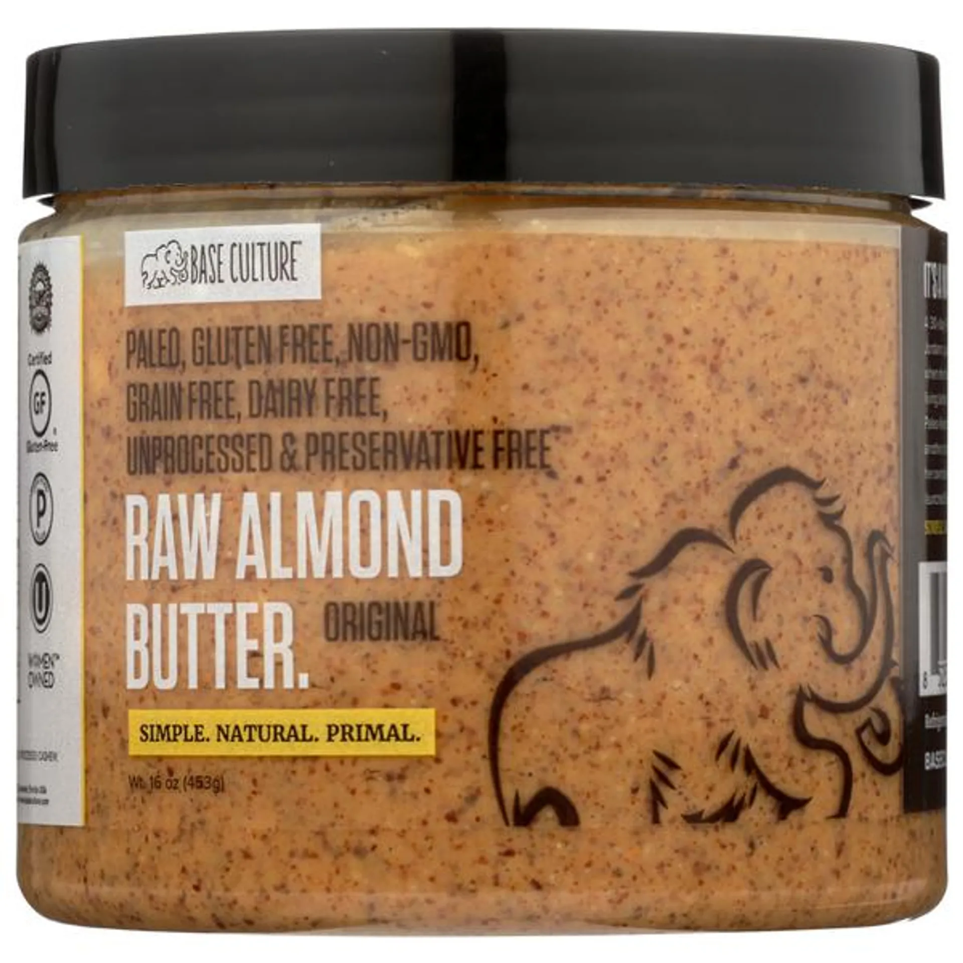 Base Culture Original Almond Butter - 16 Ounce
