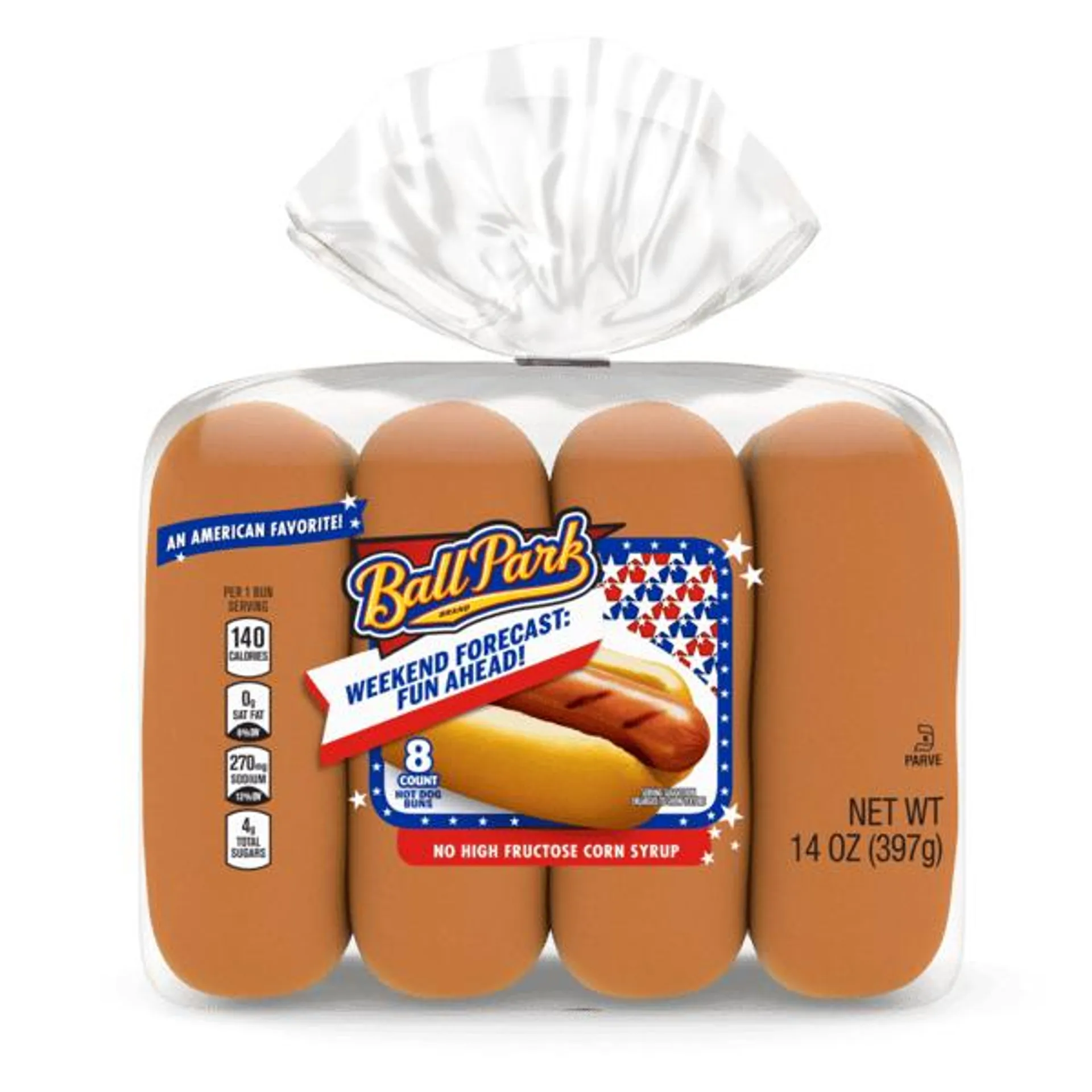 Ball Park White Hot Dog Buns 8Ct