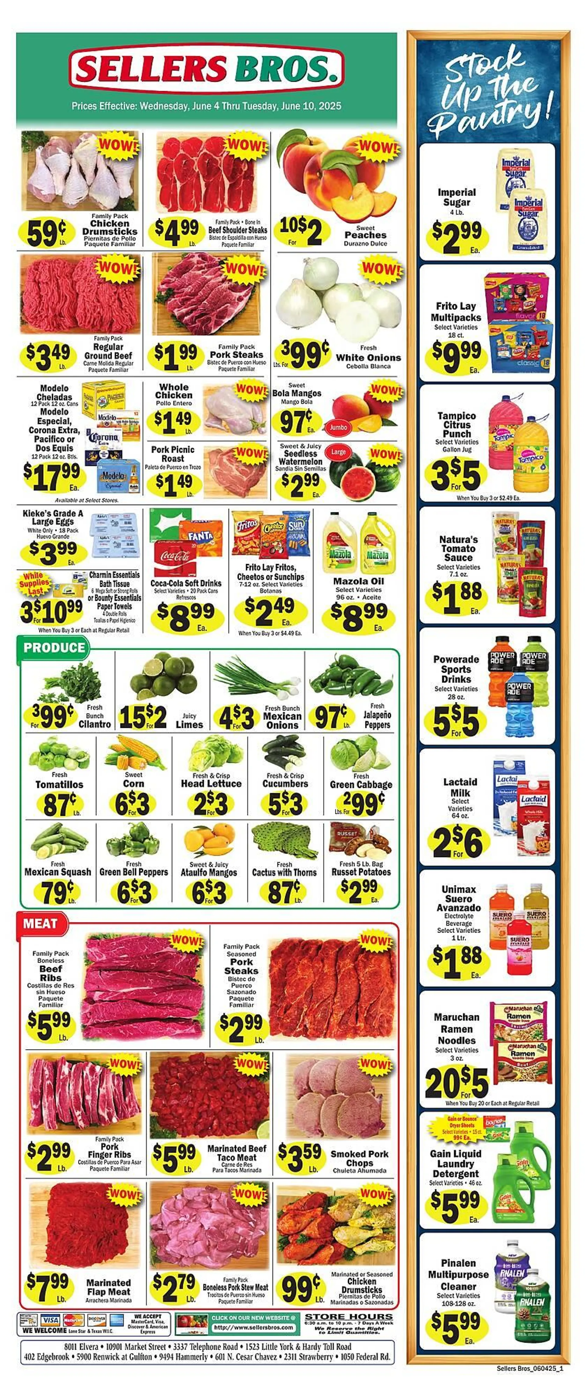 Sellers Bros Weekly Ad - 1