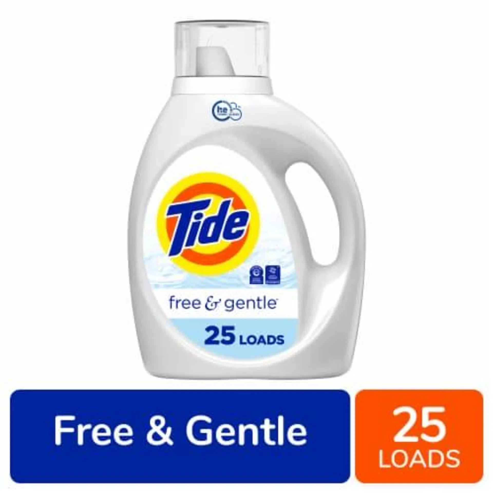 Tide Free & Gentle Unscented Liquid Laundry Detergent