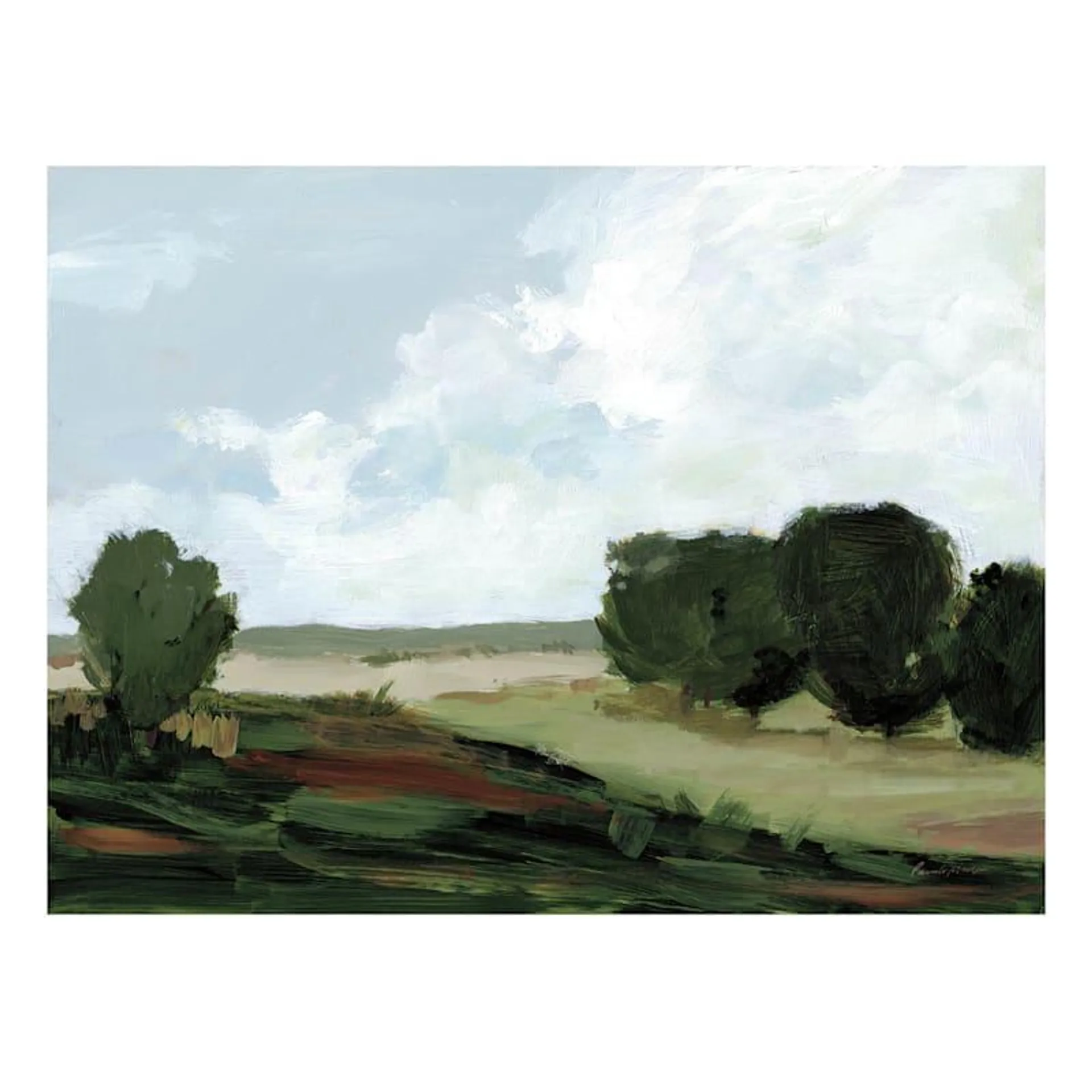 Landscape Canvas Wall Art, 36x24