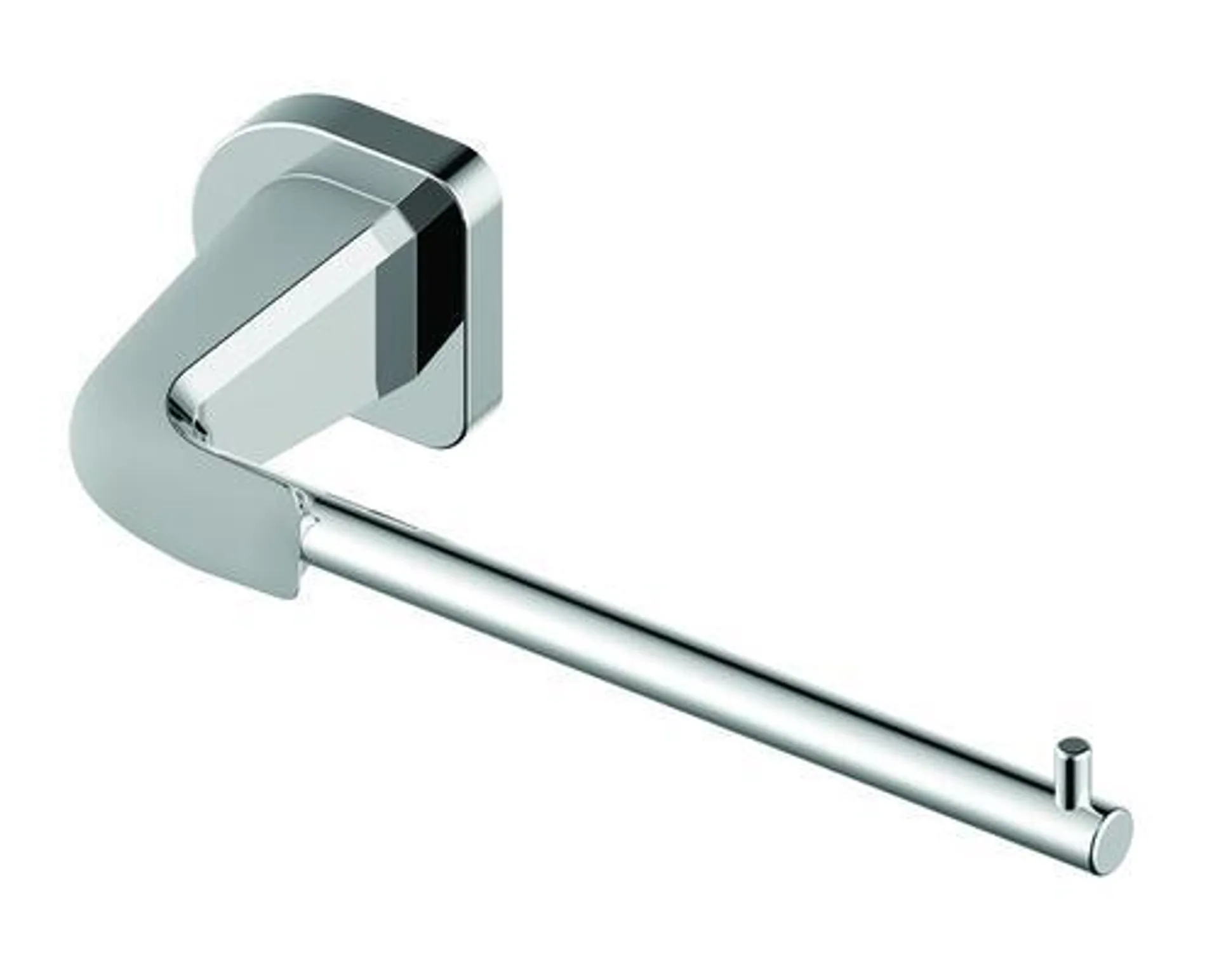 Tuscany® Navassa Polished Chrome and White Toilet Paper Holder