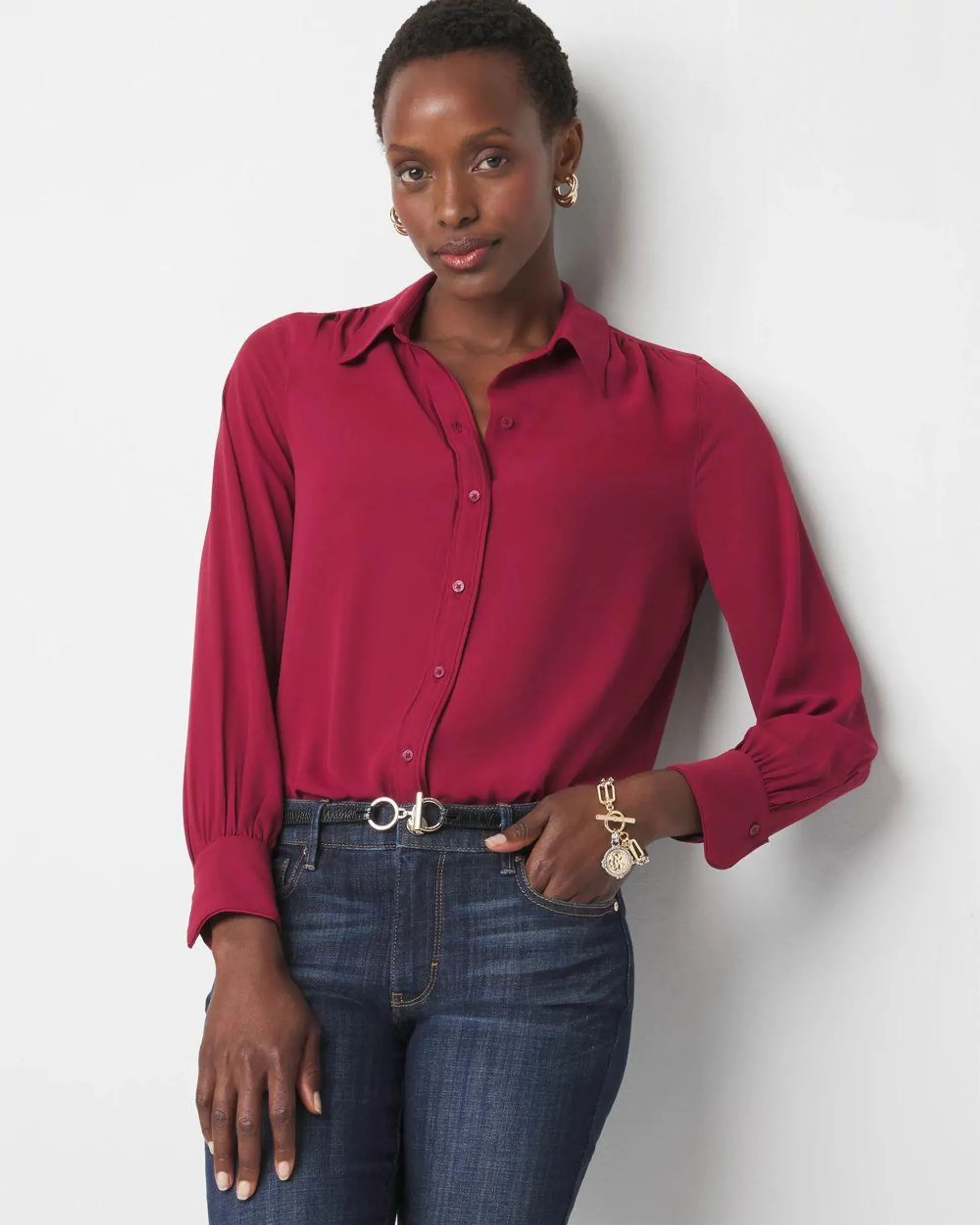 Soft Shirt with Piping