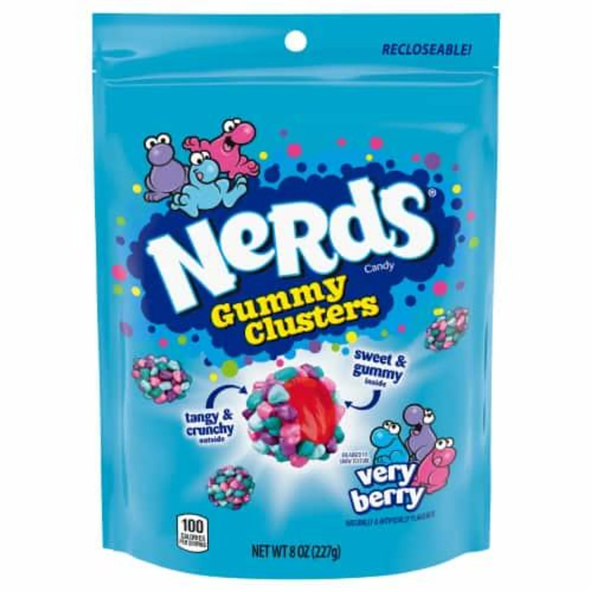 Nerds® Very Berry Gummy Clusters Candy Bag