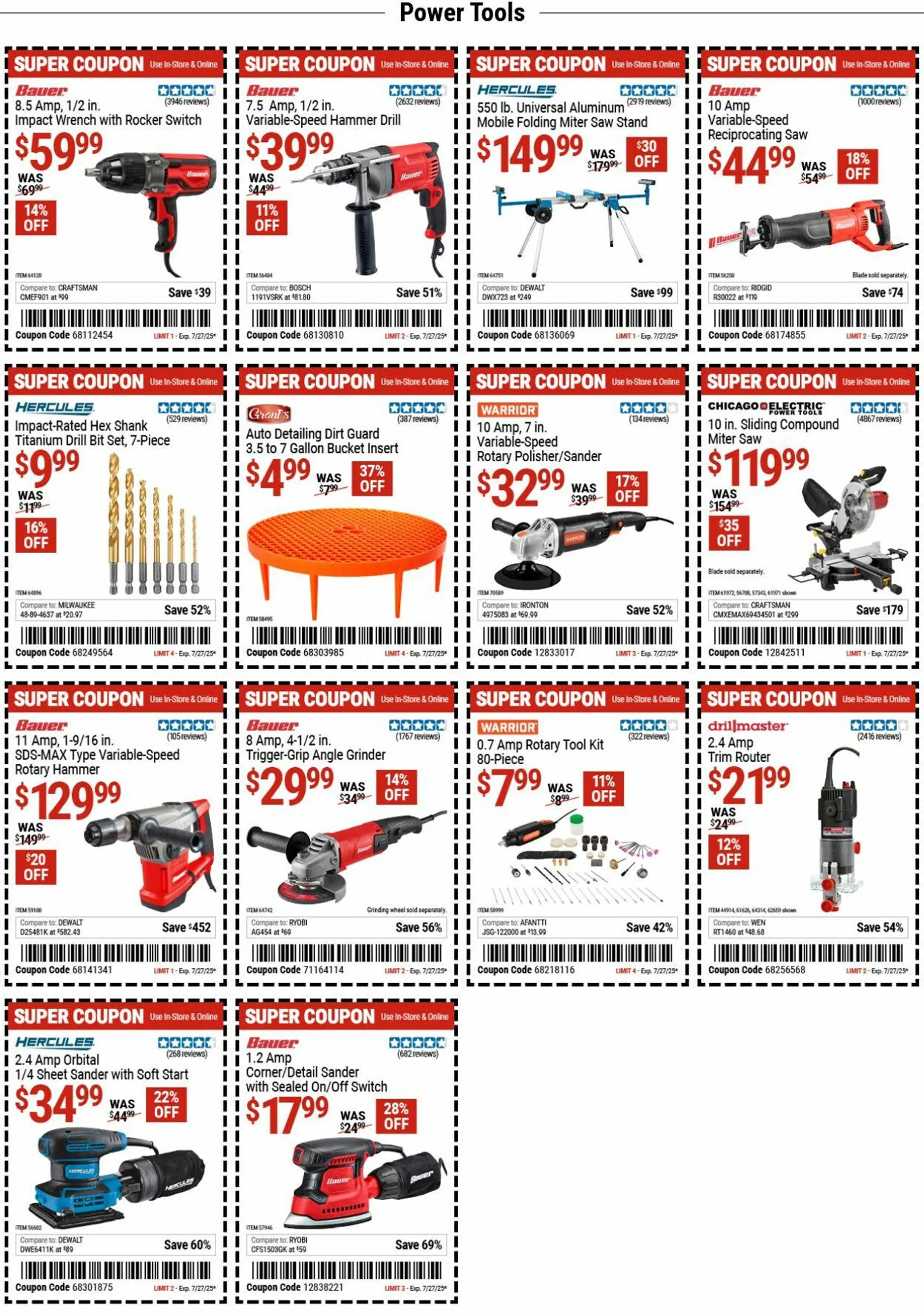 Weekly ad Harbor Freight from July 21 to July 30 2025 - Page 8