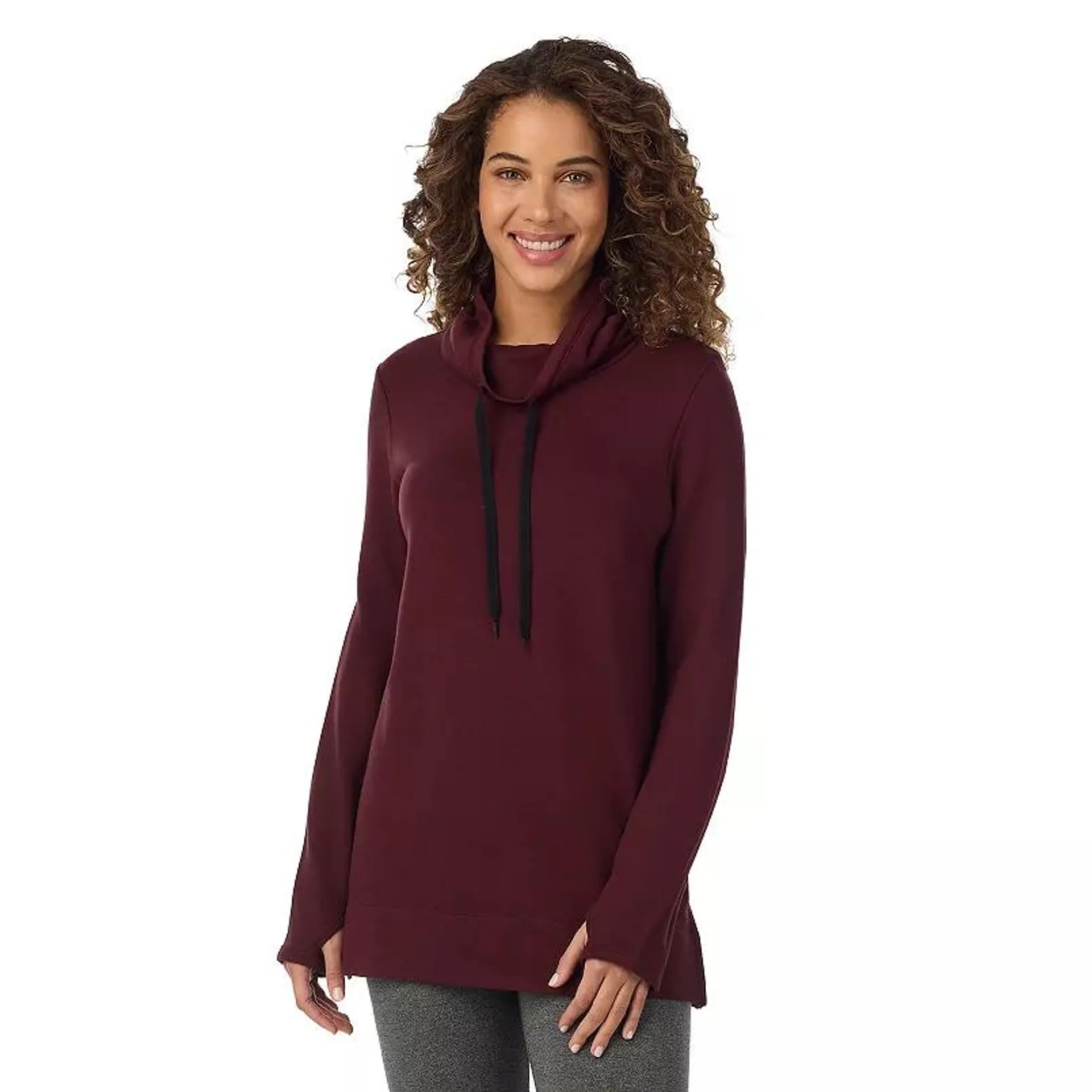 Women's Cuddl Duds® Ultra Cozy Long Sleeve Cowl Neck Tunic