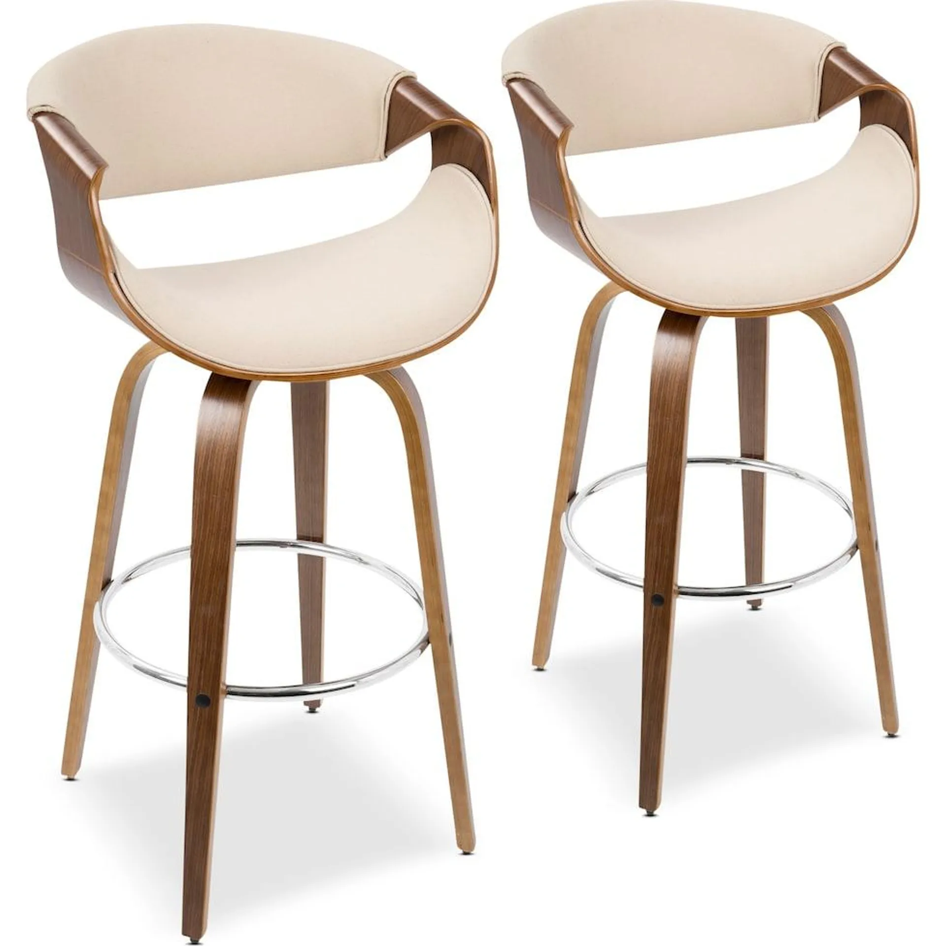 Leo Set of 2 Swivel Stools