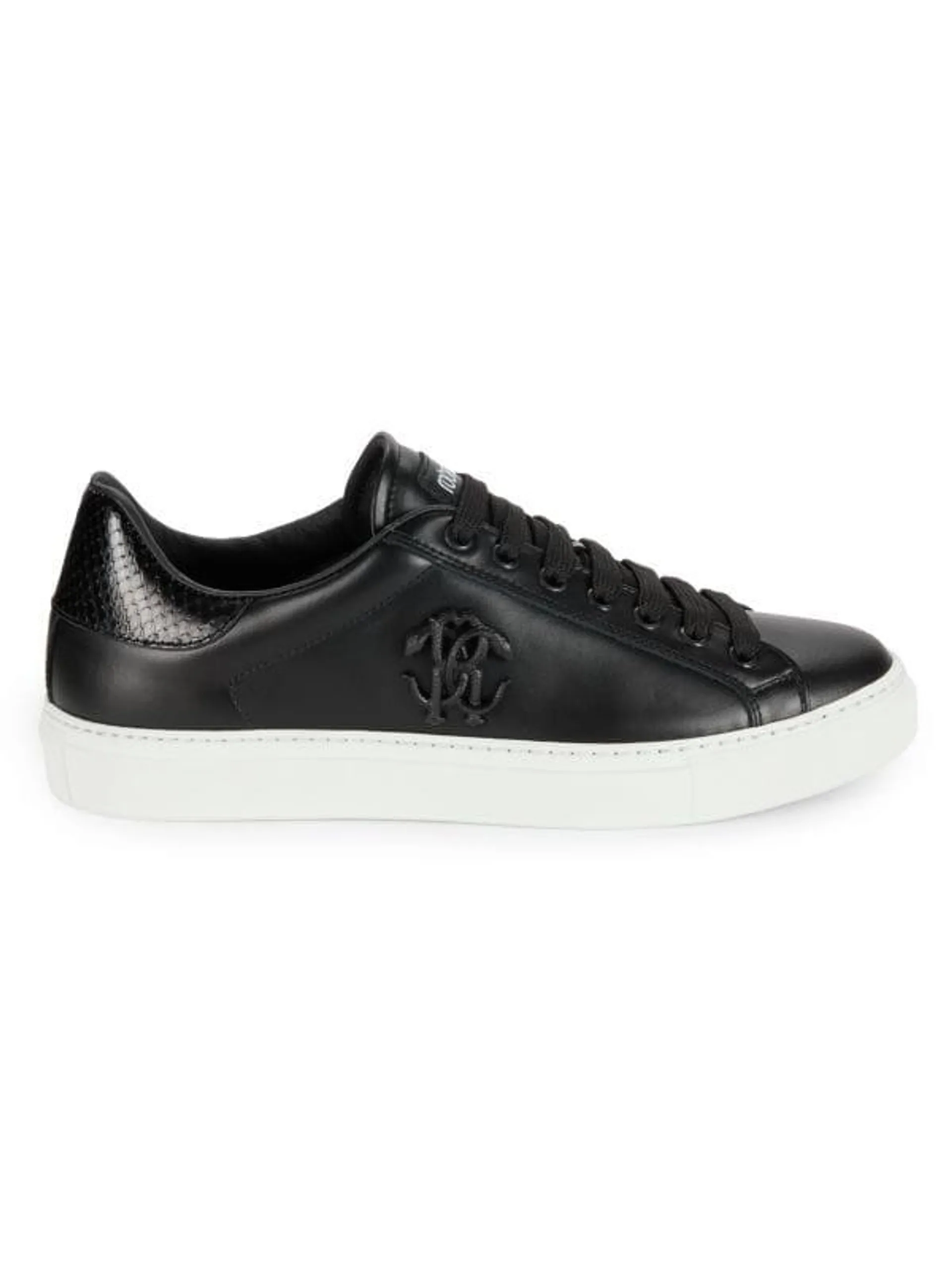 Logo Leather Low Top Sneakers