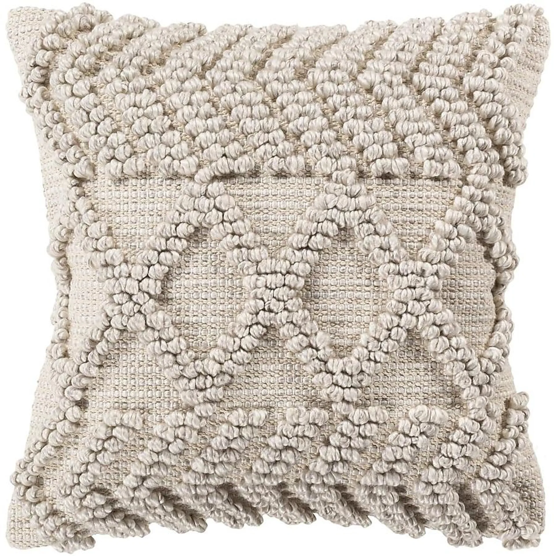 Livabliss Anders 20-in x 20-in Khaki Indoor Decorative Pillow