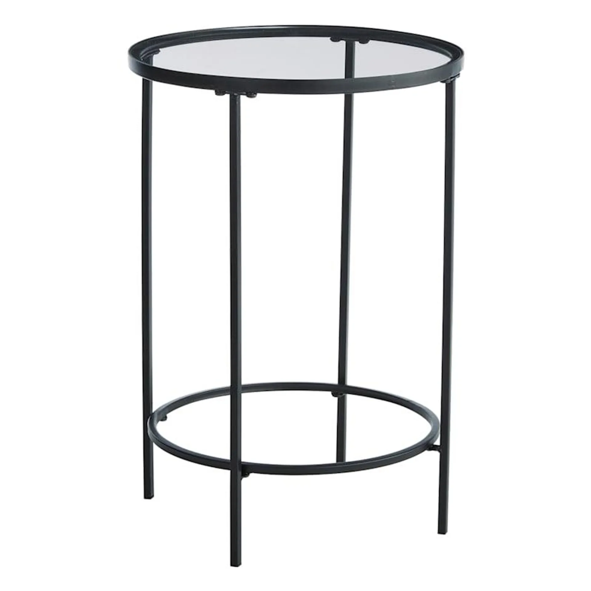 Ross Metal Accent Table, Black