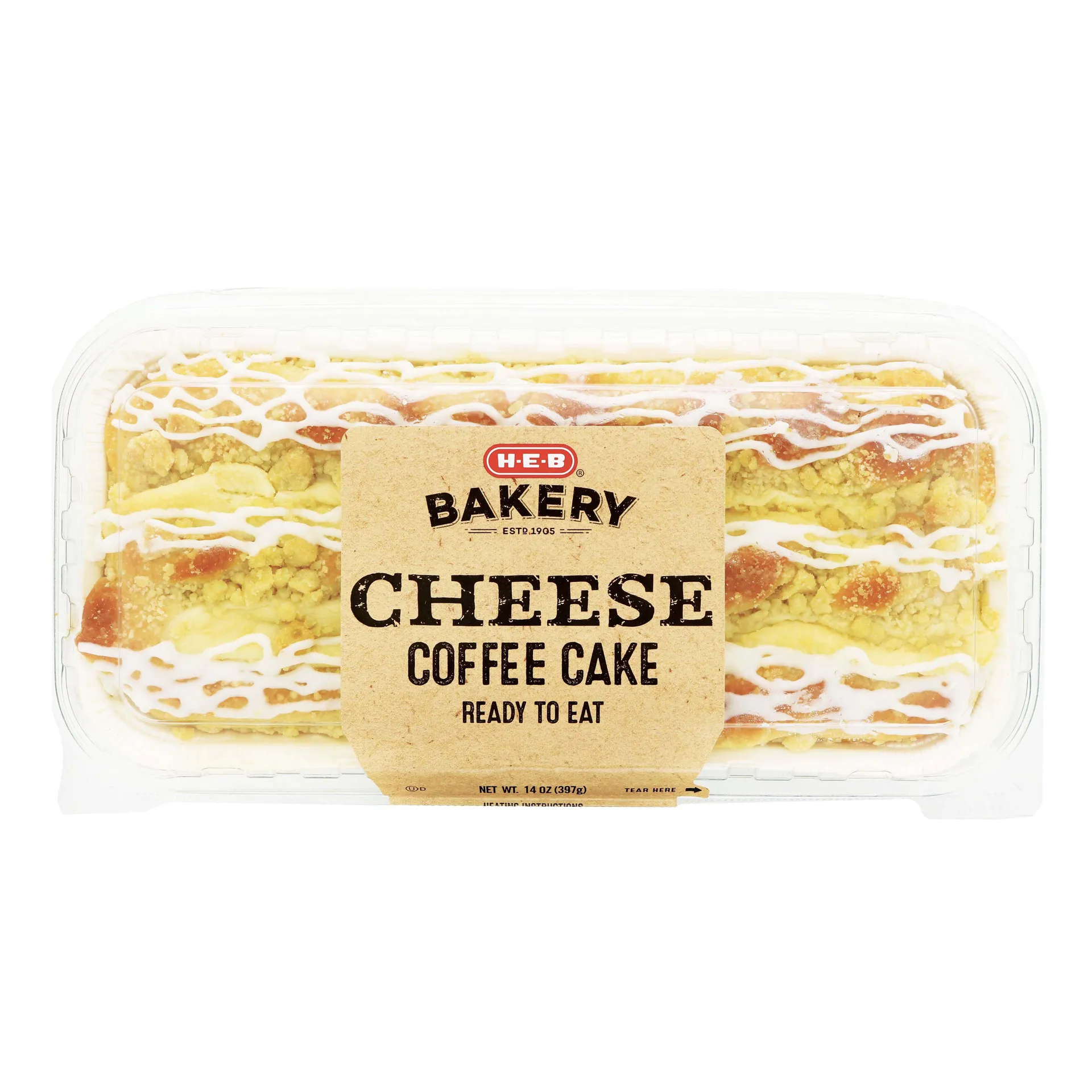 H‑E‑B Bakery Cheese Coffee Cake