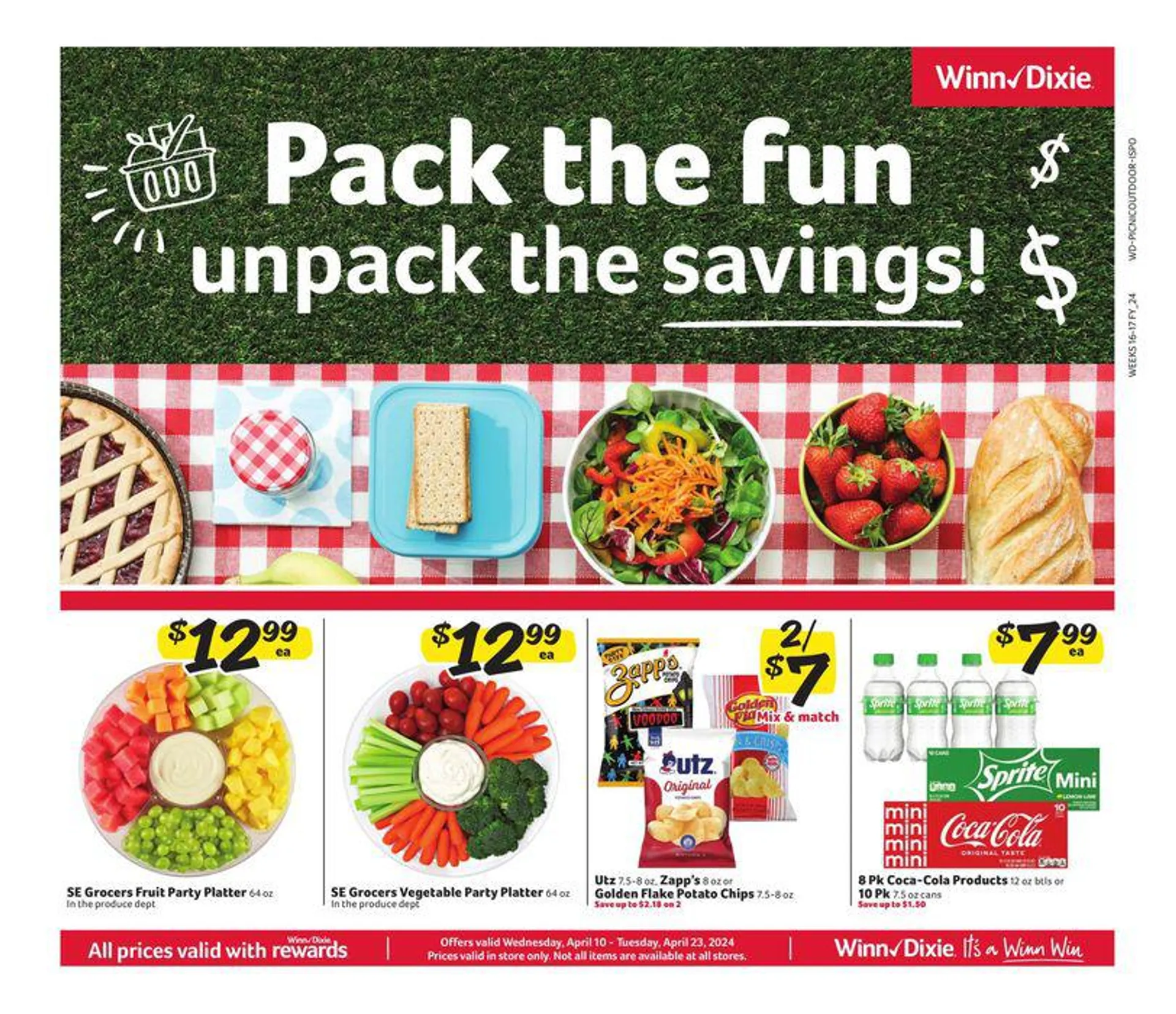 Weekly ad Pack The Fun, Unpack The Savings from April 11 to April 23 2024 - Page 1