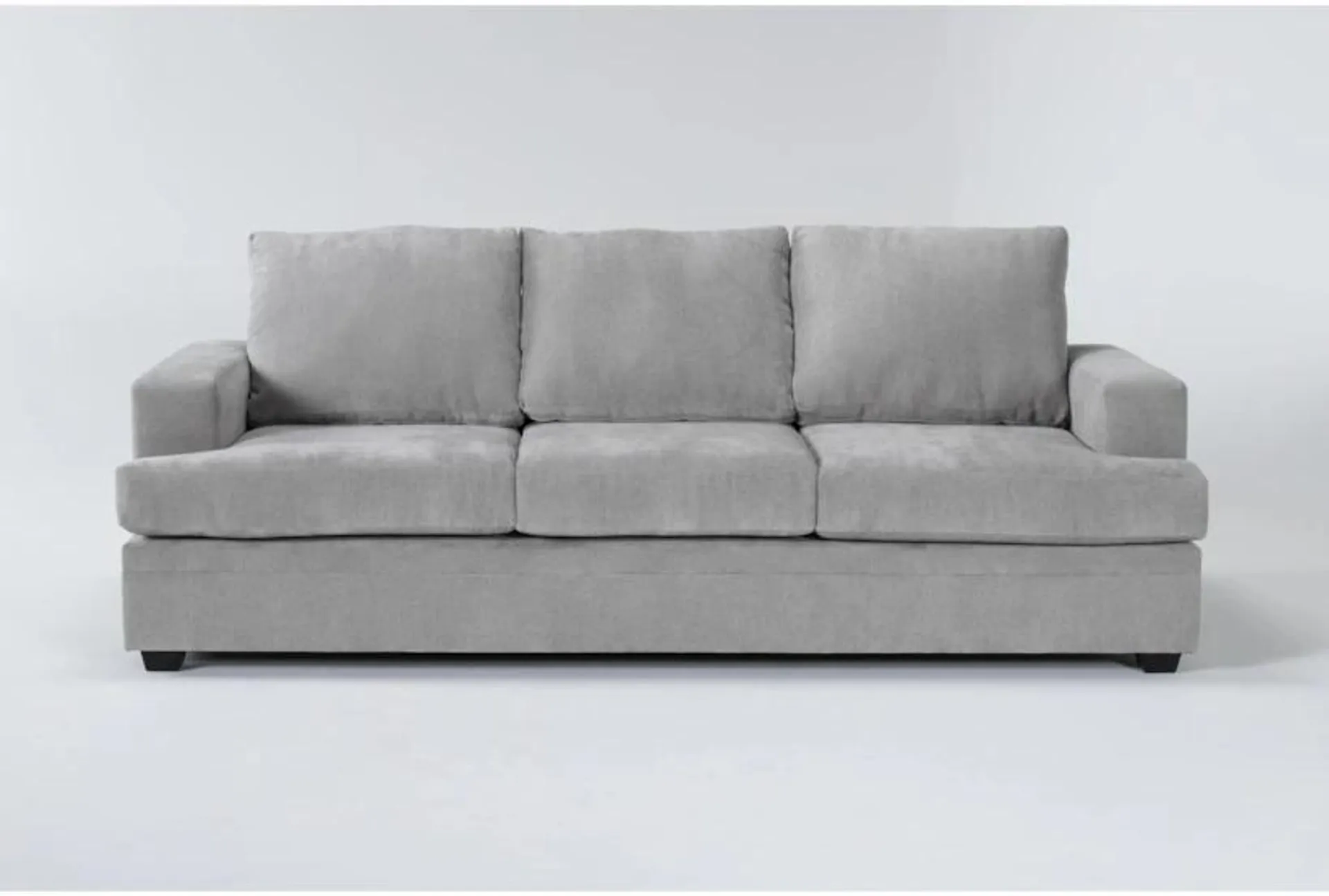 Bonaterra Dove Grey Fabric 97" Sofa