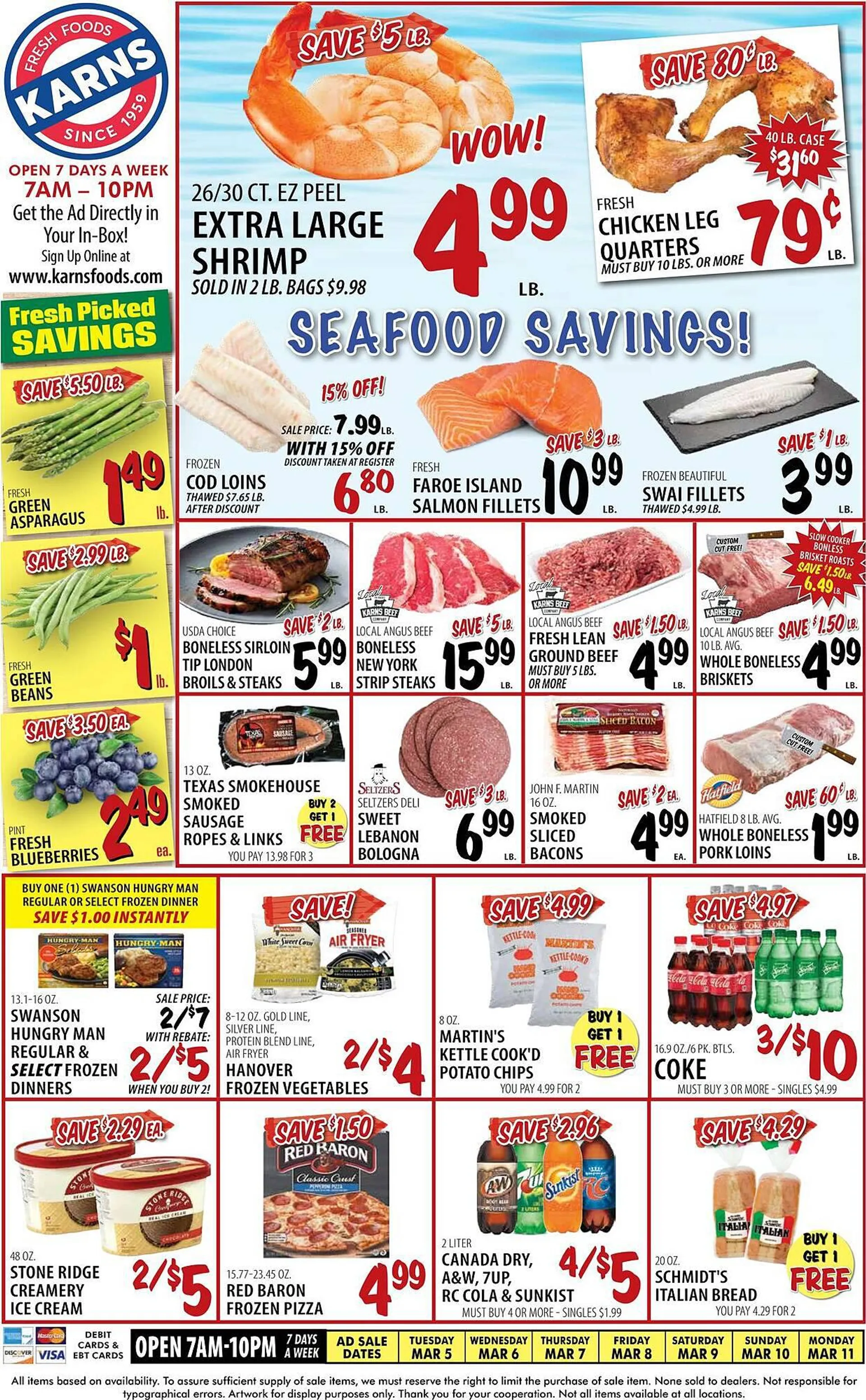 Weekly ad Karns Weekly Ad from March 5 to March 11 2024 - Page 1