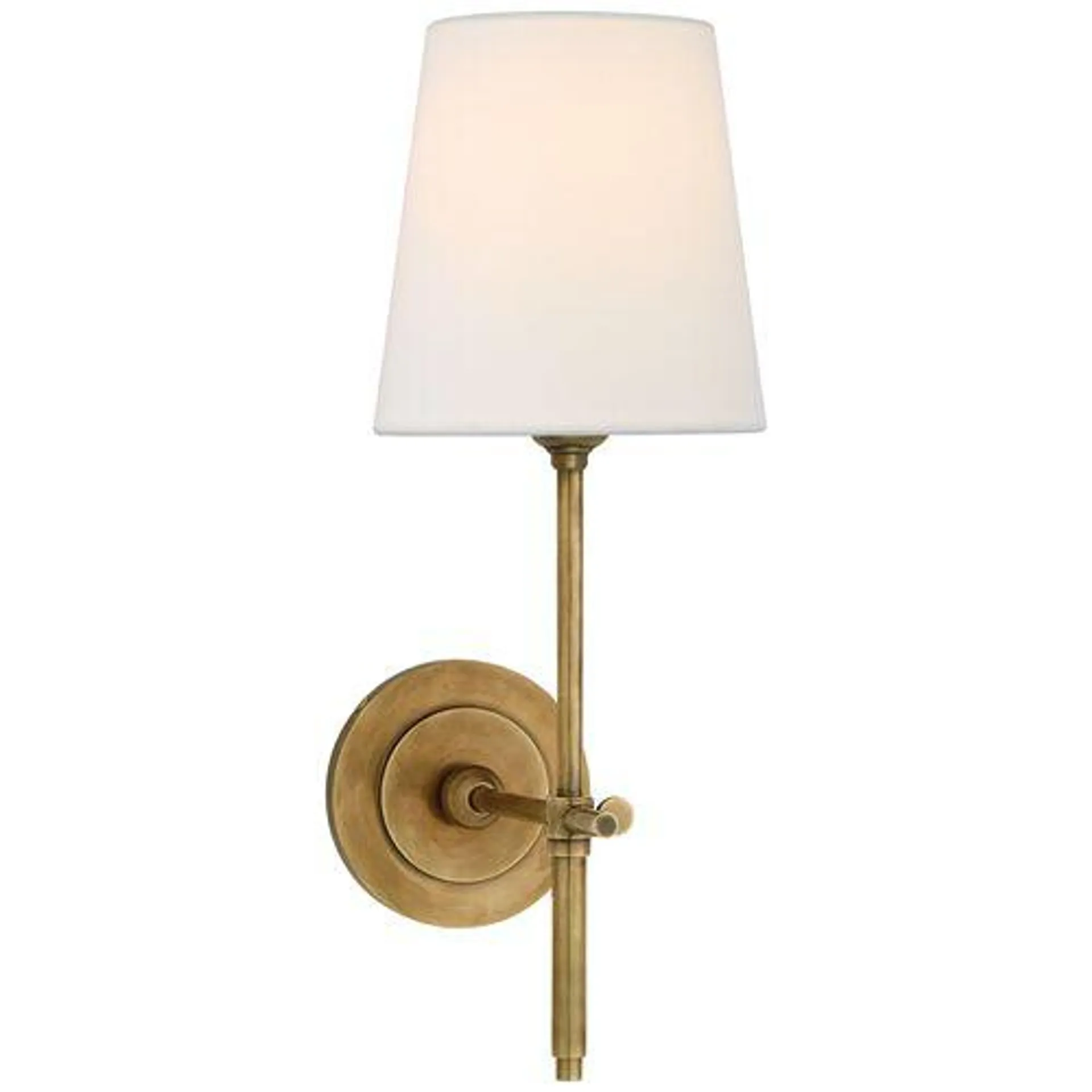 Bryant Sconce, Hand-Rubbed Brass