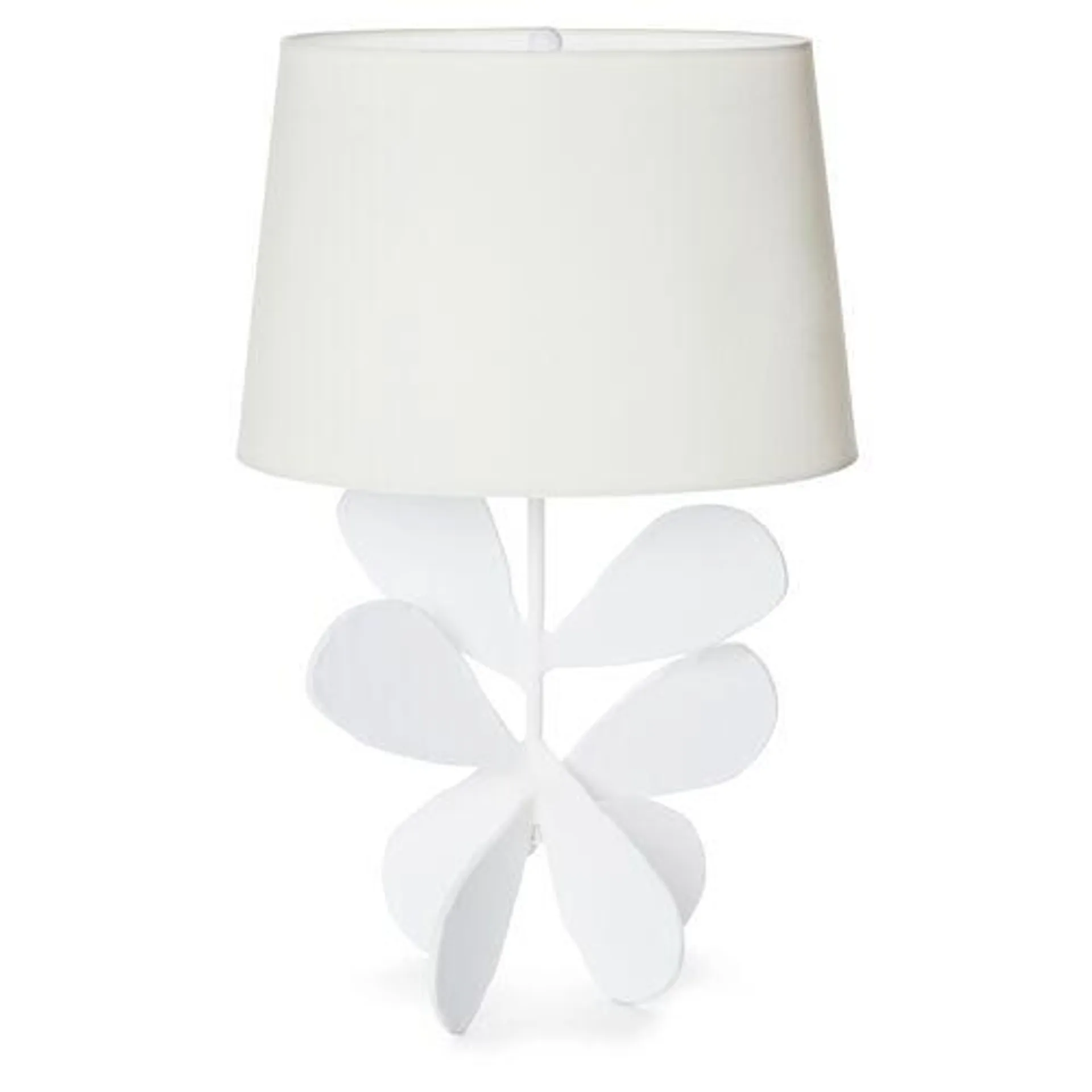 Jane Petal Table Lamp, Plaster White