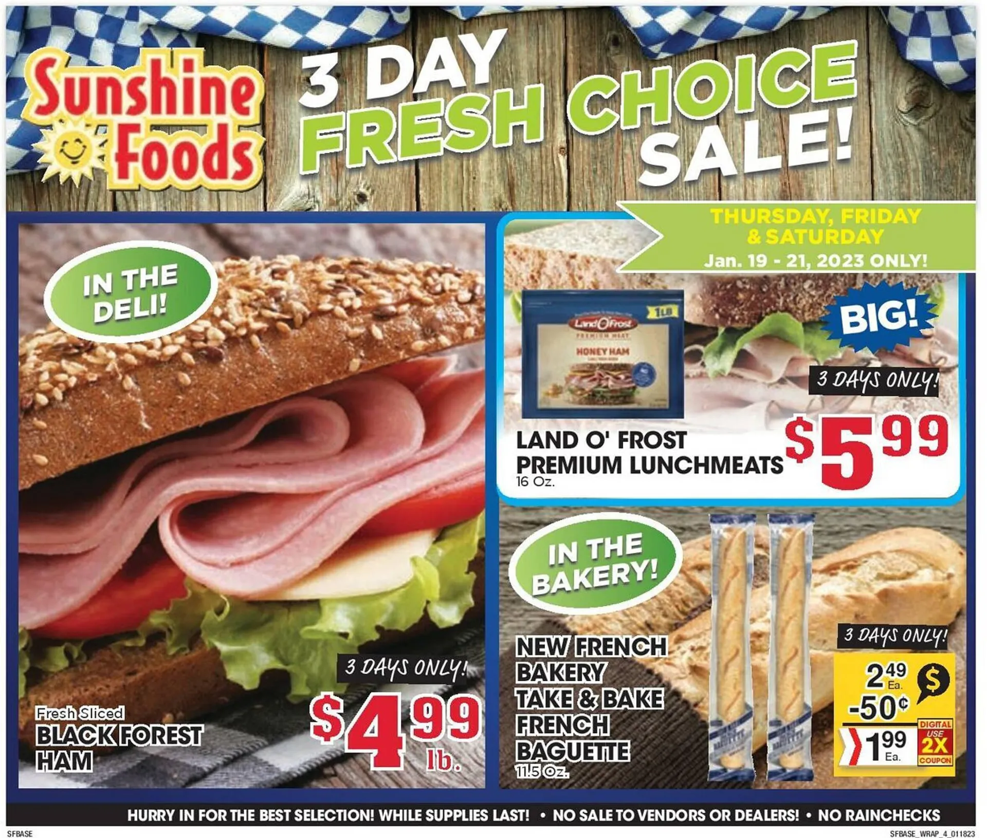 Sunshine Foods ad - 12