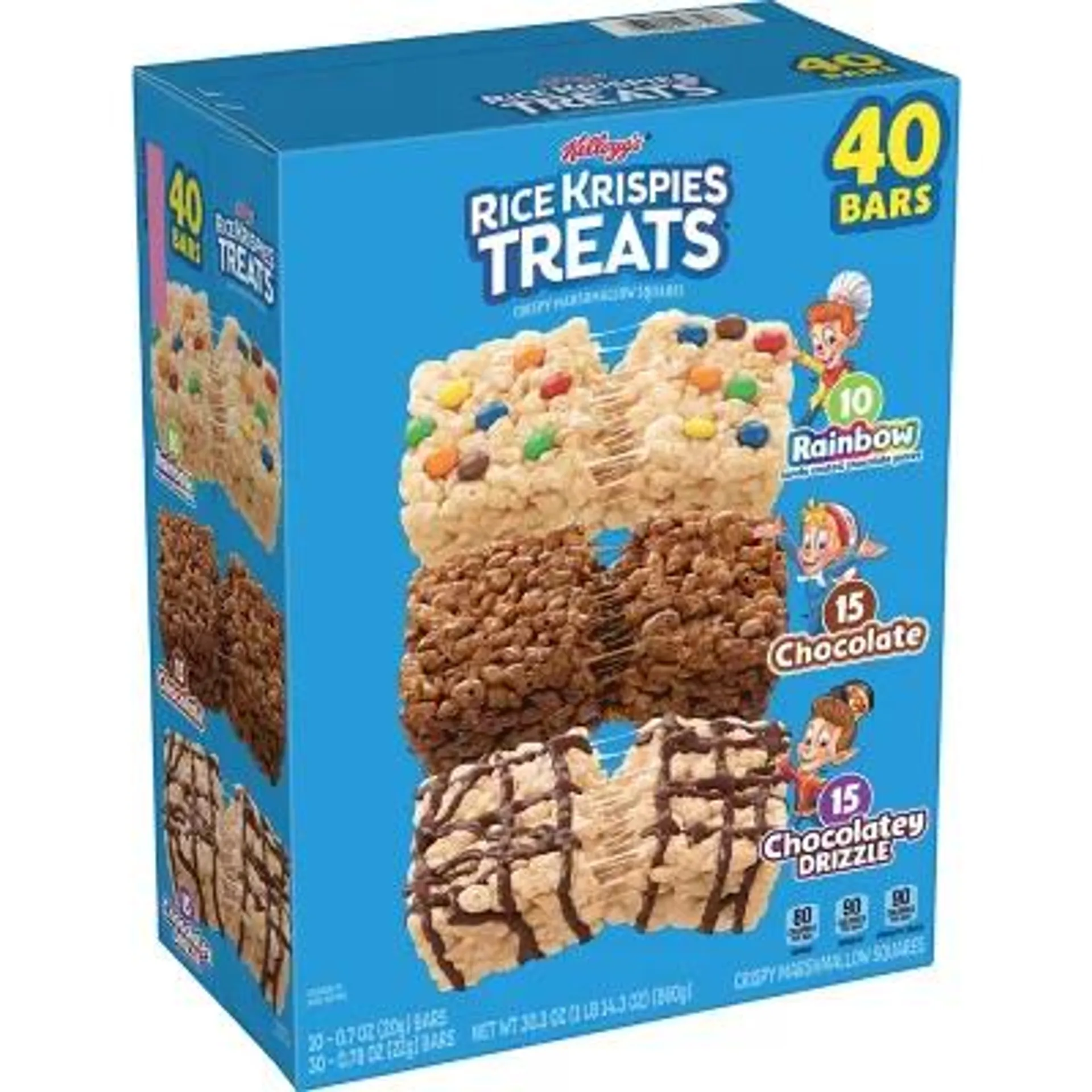 Rice Krispies Treats Squares, Variety Pack, 40 ct.