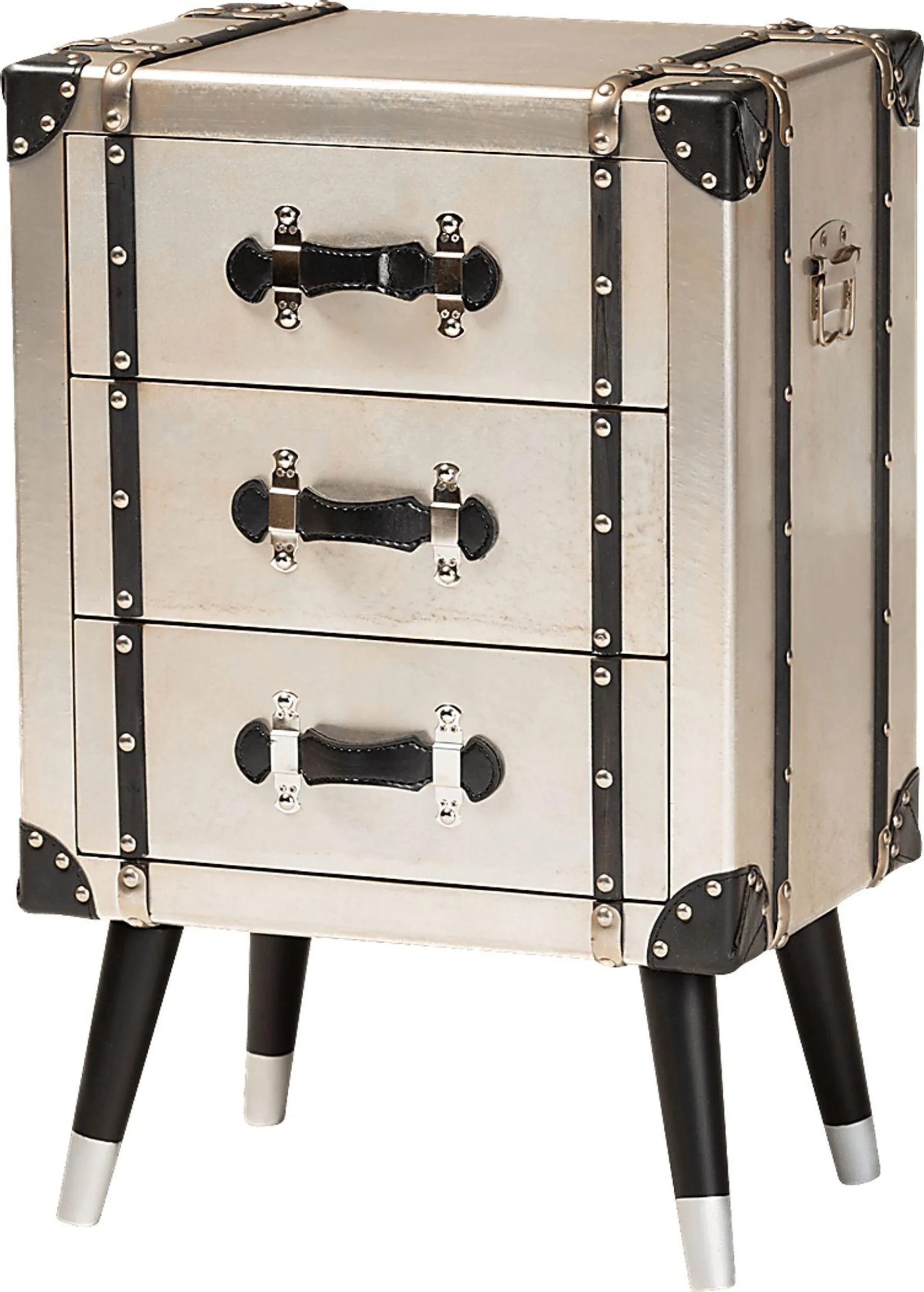 Anihinga Silver Gray Accent Cabinet