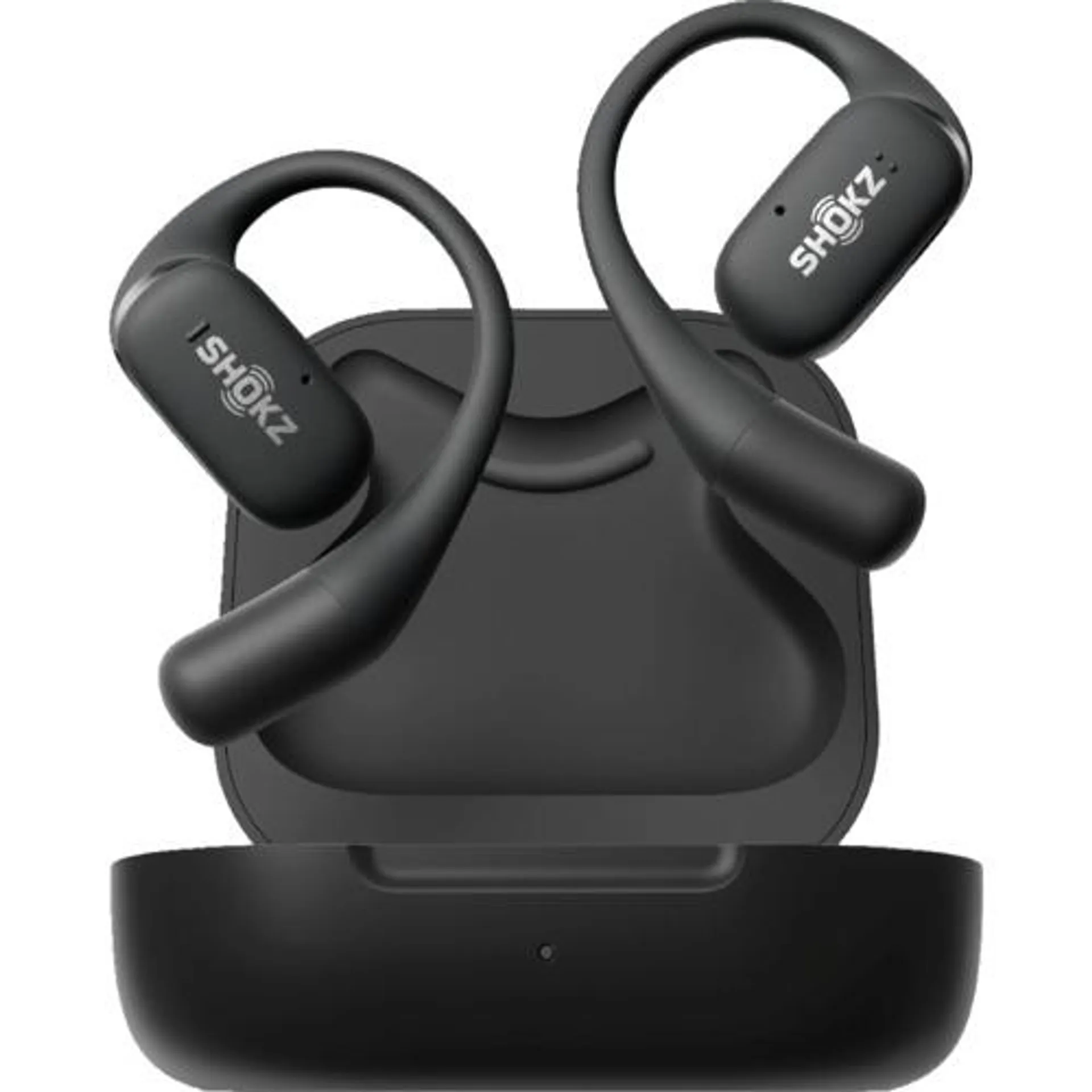 OPENFIT Open-Ear True Wireless Black Earbuds