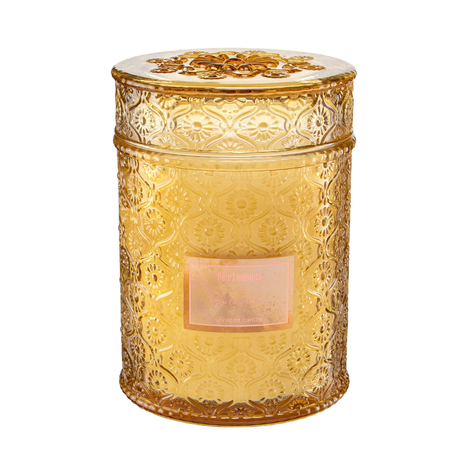 Pier 1 Apple Cider 19oz Luxe Filled Candle