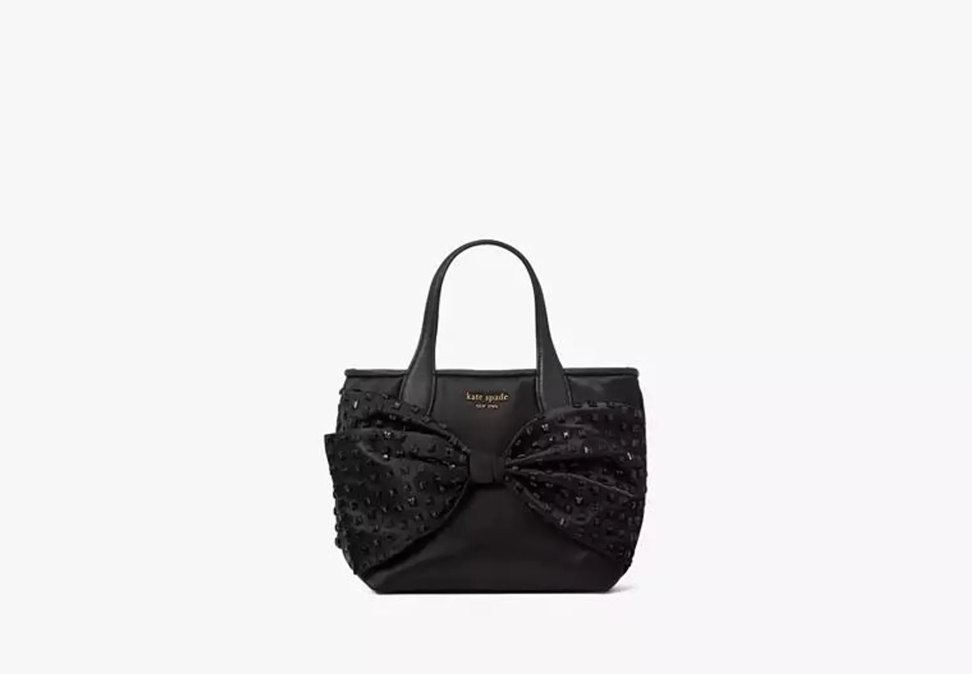 On Purpose Embellished Satin Bow Tote