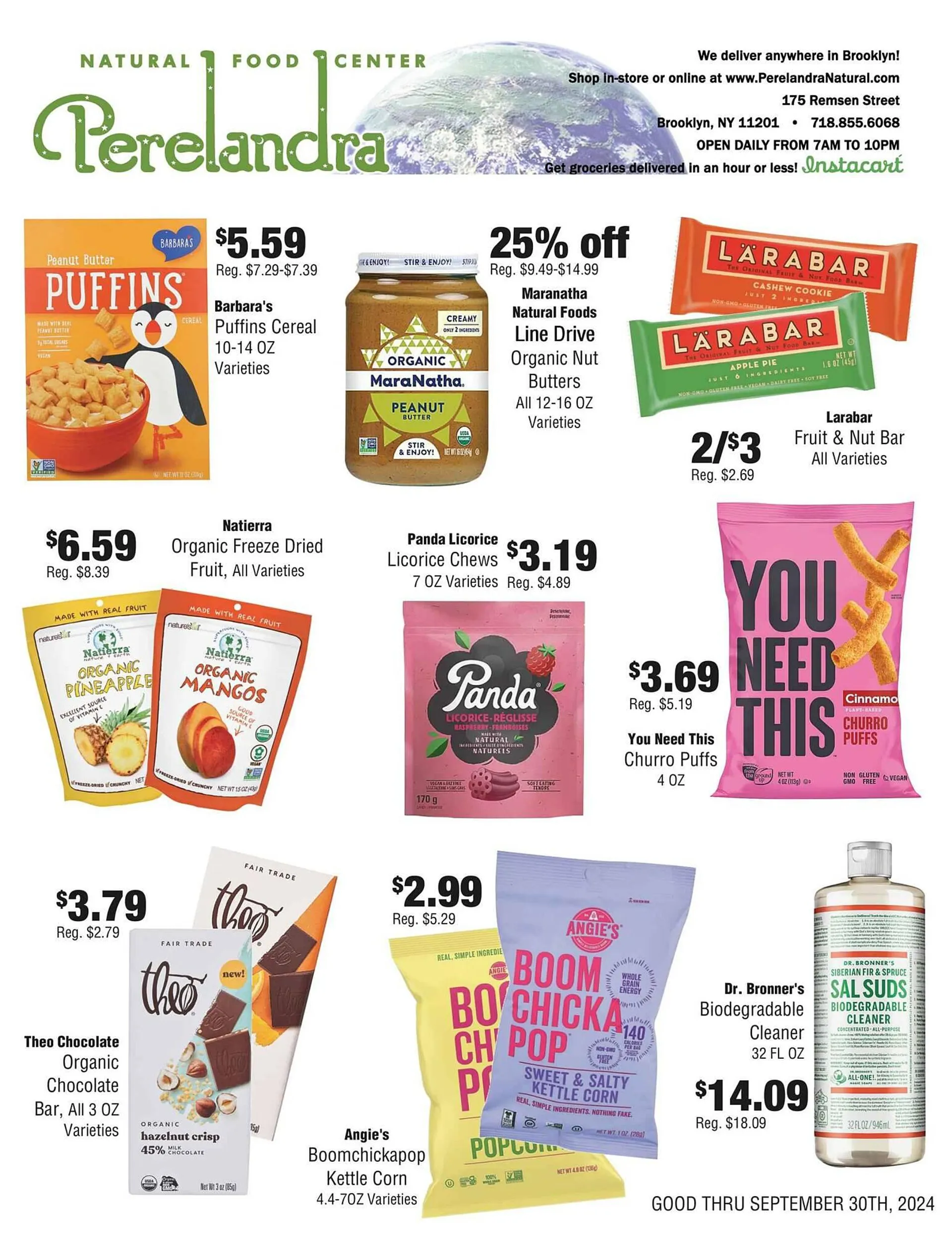 Perelandra Natural Food Center Weekly Ad - 1