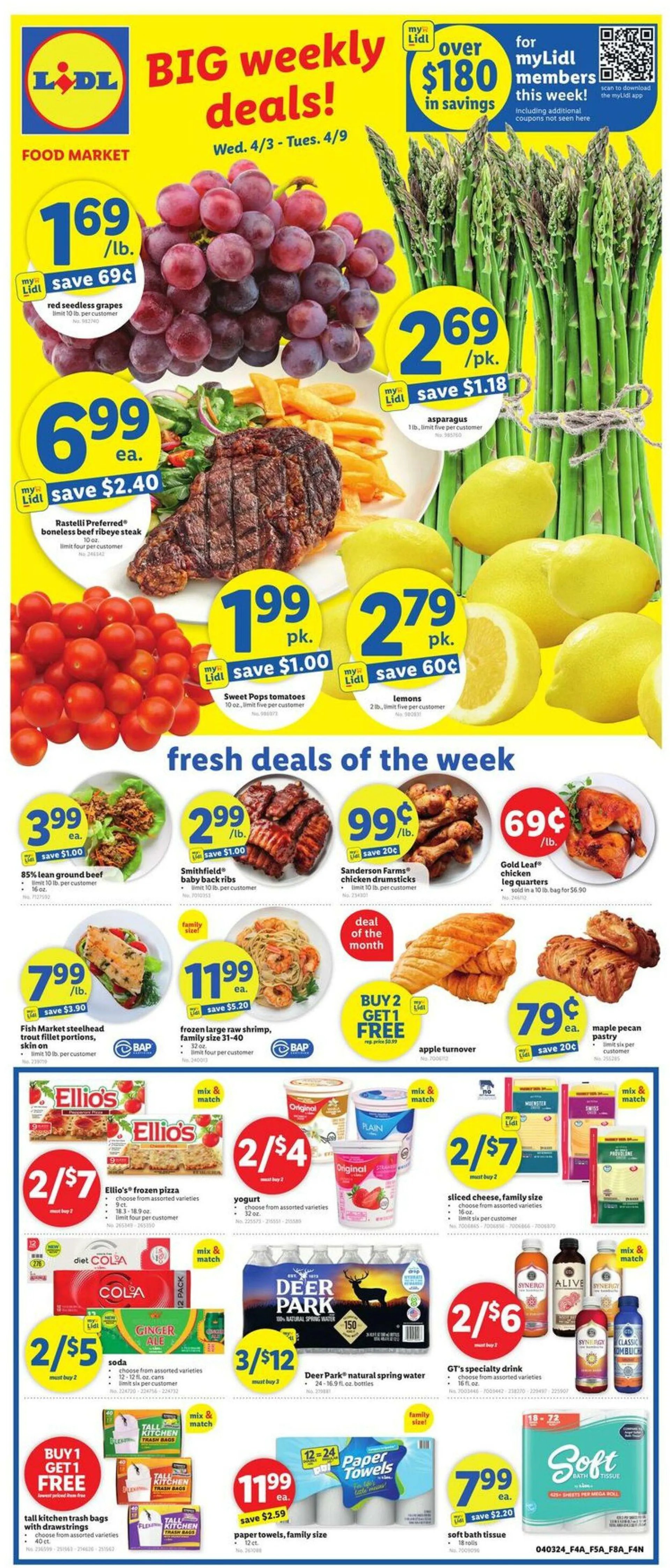 Weekly ad Lidl Current weekly ad from April 3 to April 9 2024 - Page 1