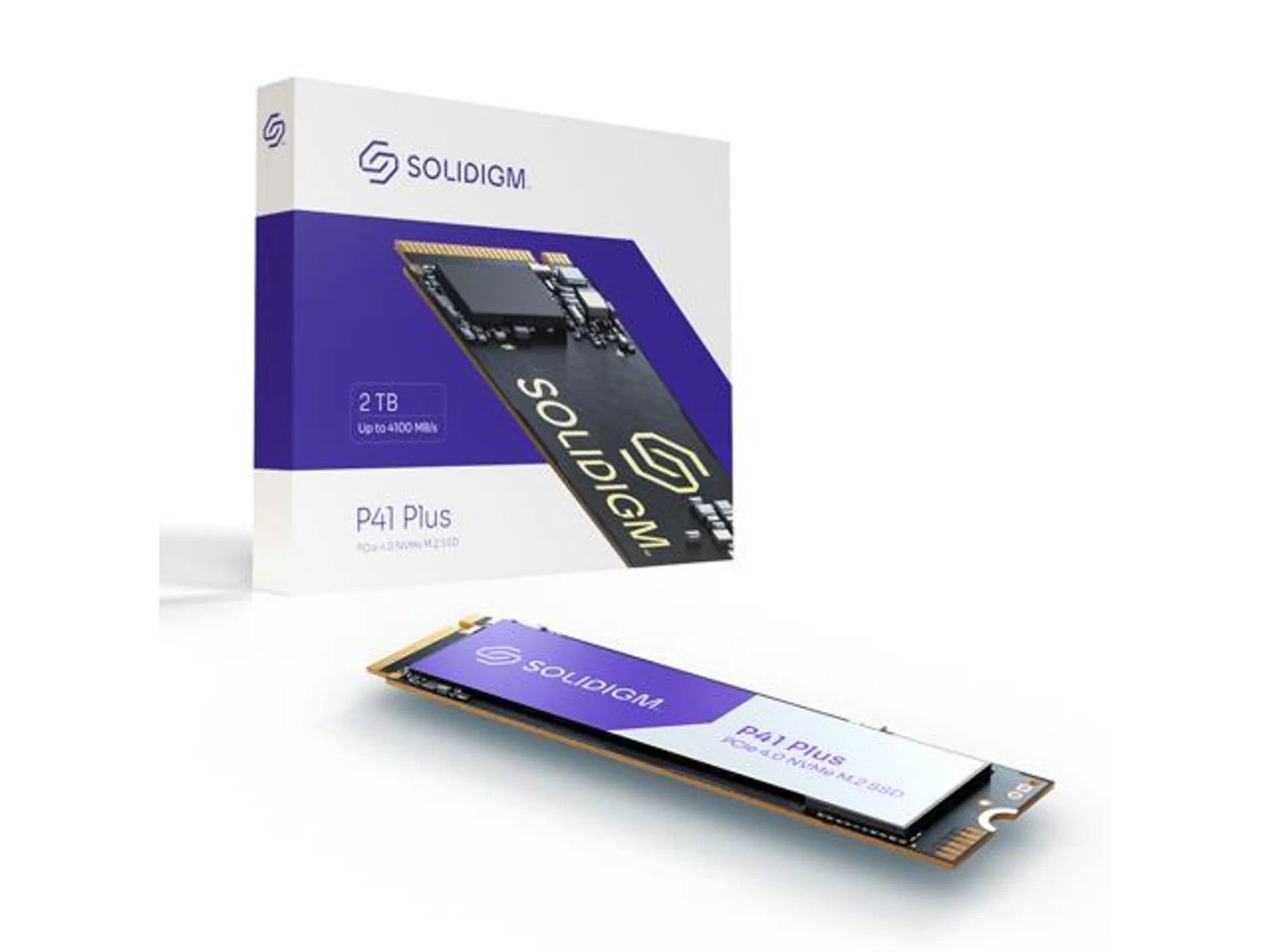 Solidigm P41 Plus Series 2TB, M.2 80mm PCIe 4.0 x4, 3D4, QLC Internal Solid State Drive (SSD) SSDPFKNU020TZX1