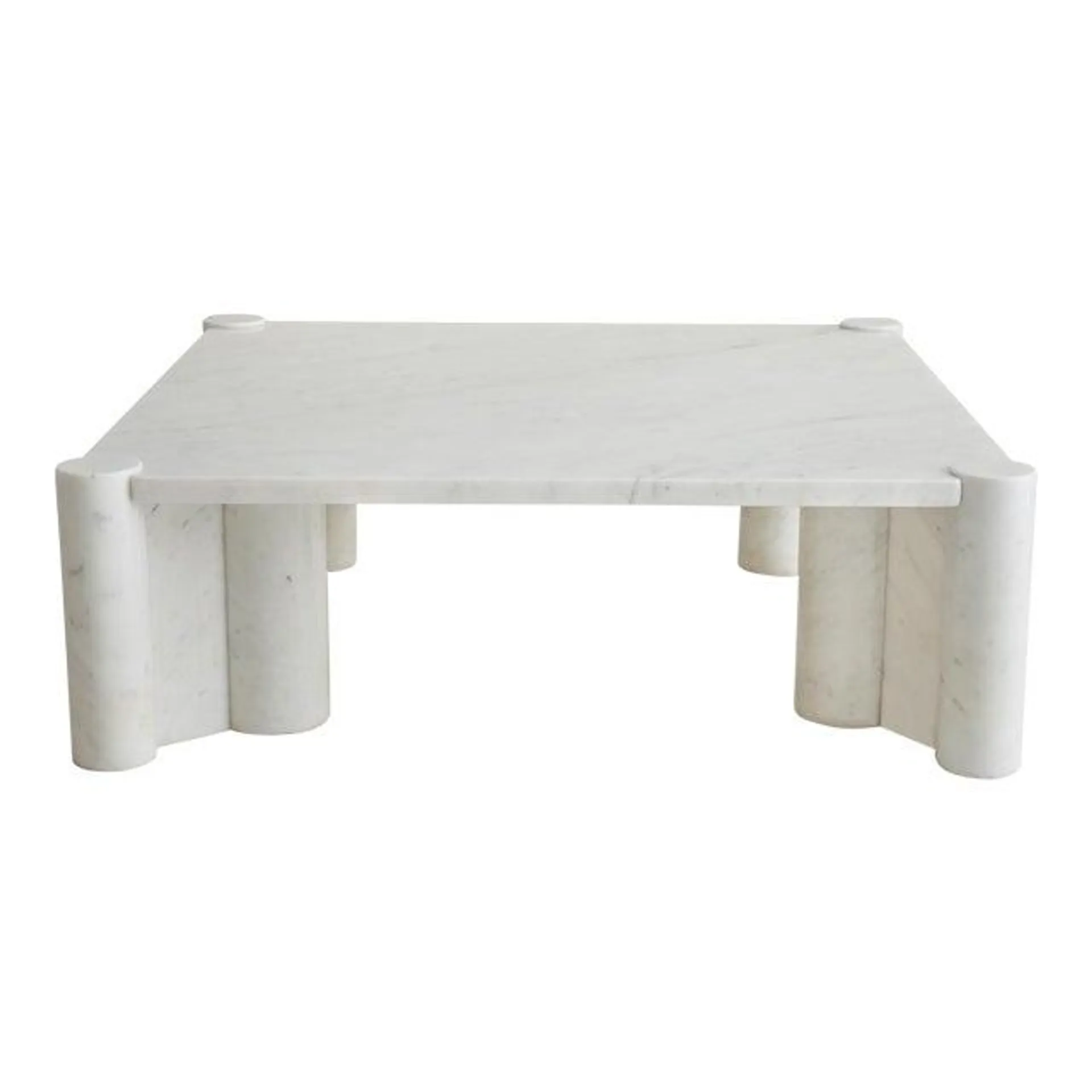 Gae Aulenti "Jumbo" Carrara Marble Table, for Knoll International 1970's