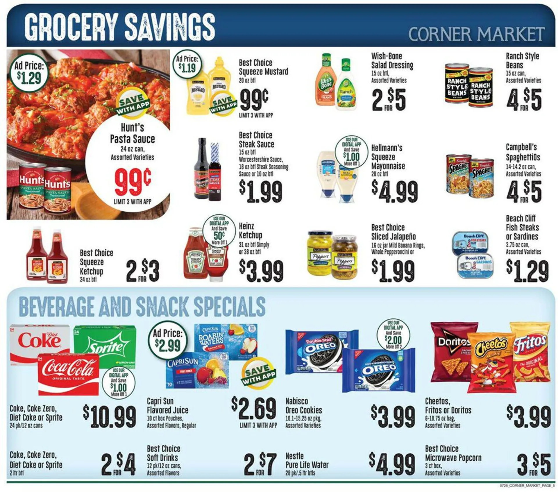 Weekly ad Corner Market from July 26 to August 1 2023 - Page 5