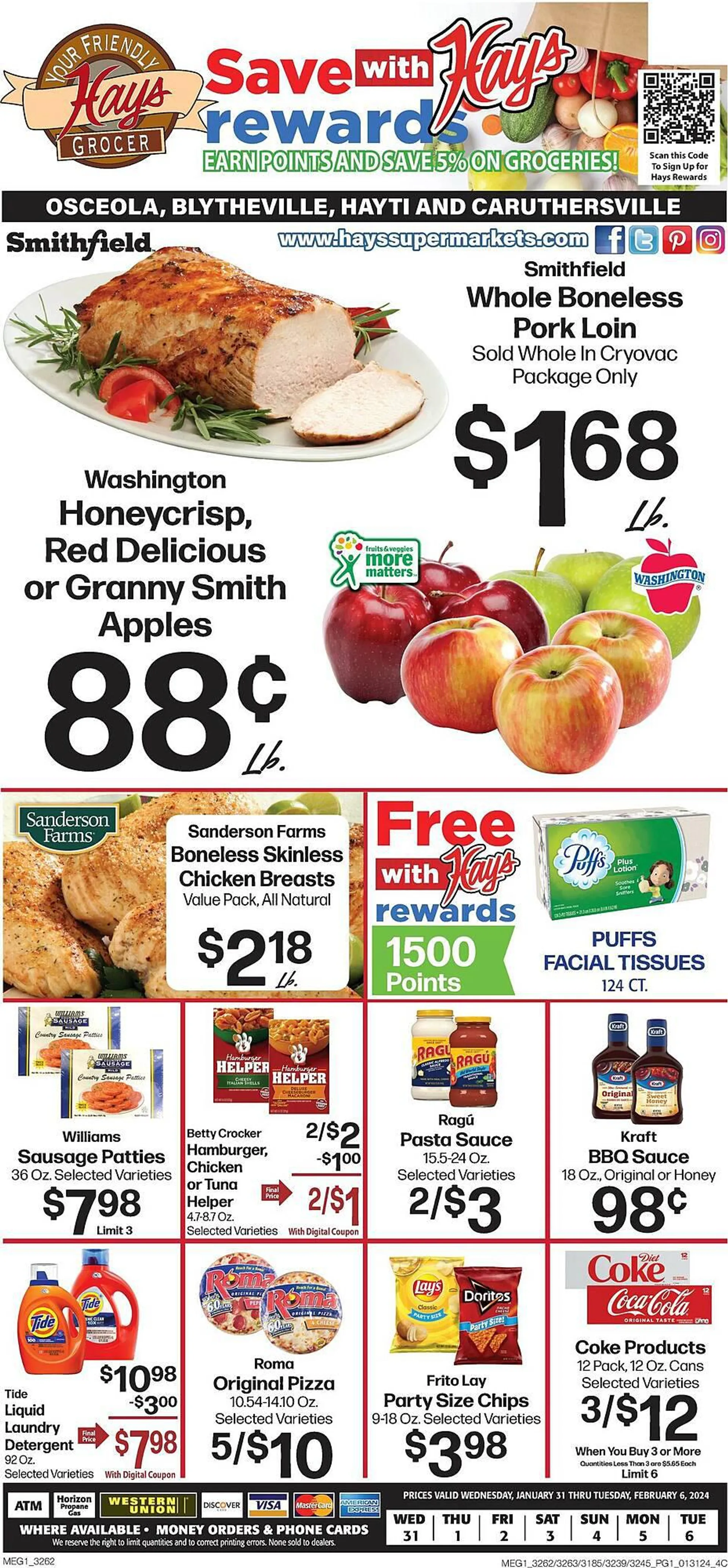 Weekly ad Hays Supermarket Weekly Ad from January 31 to February 6 2024 - Page 