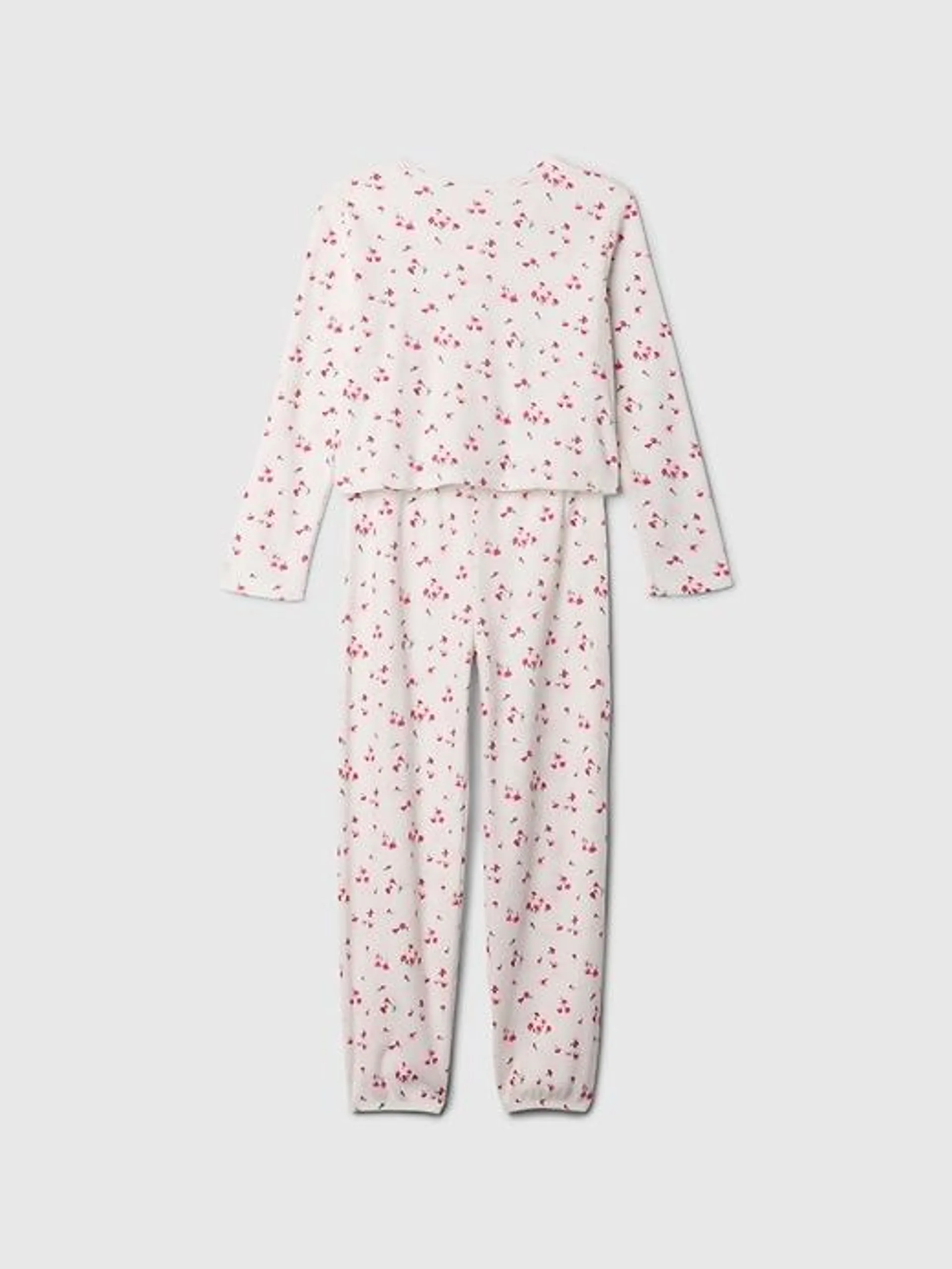 Kids Recycled Waffle PJ Set