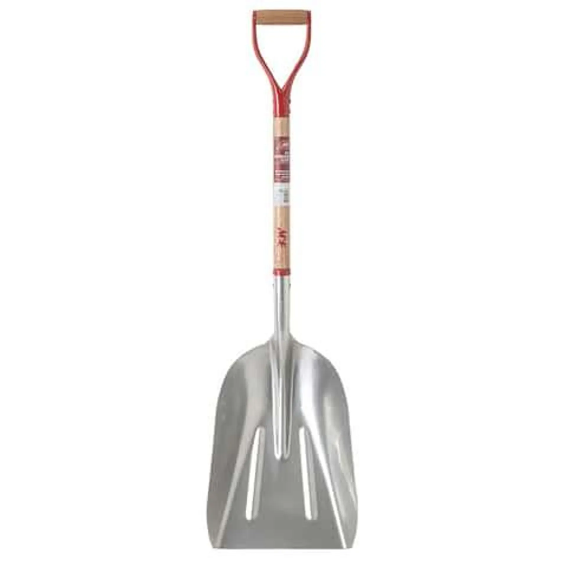 Truper 45 in. Aluminum Scoop General Purpose Shovel Wood Handle