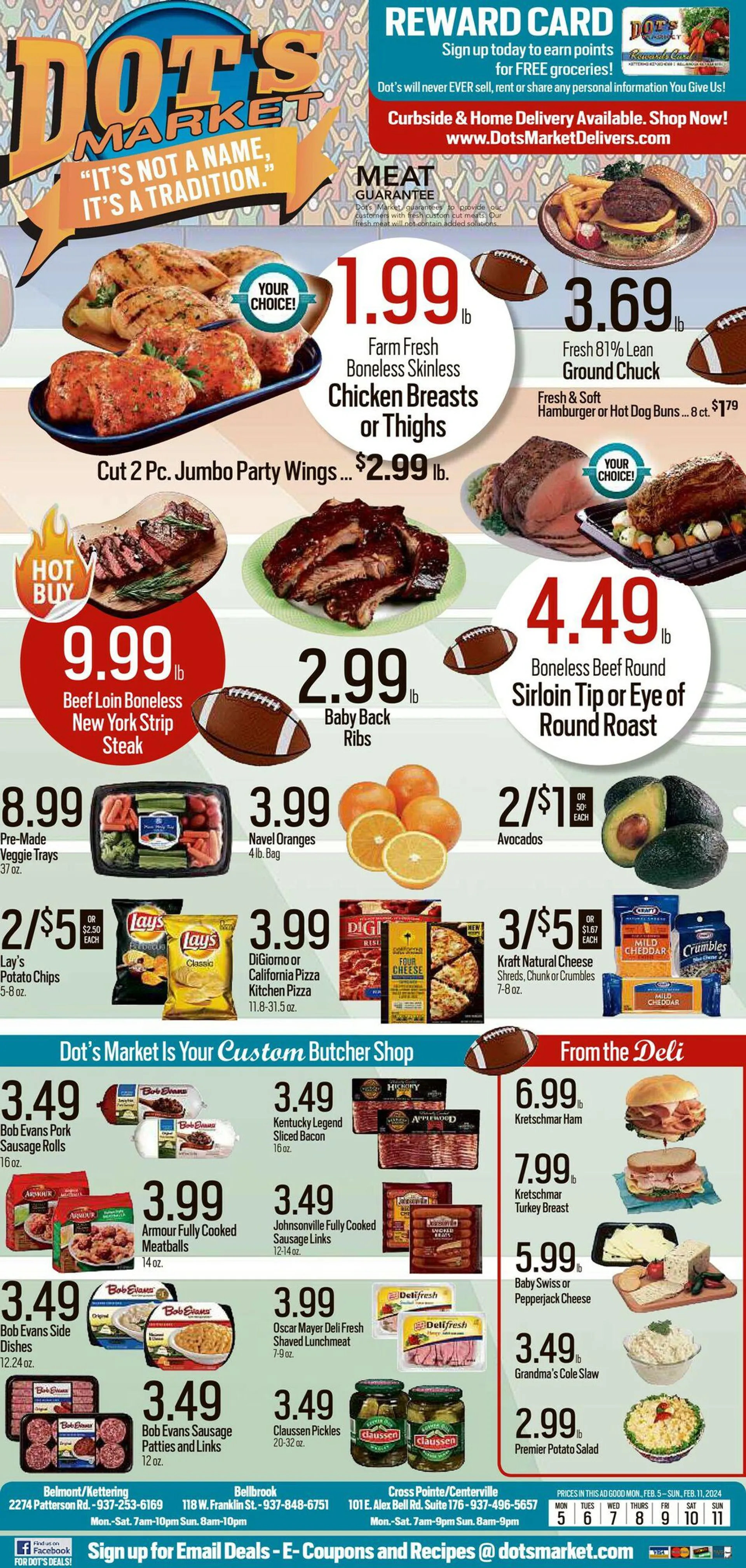 Weekly ad Dot's Market from February 5 to February 11 2024 - Page 1