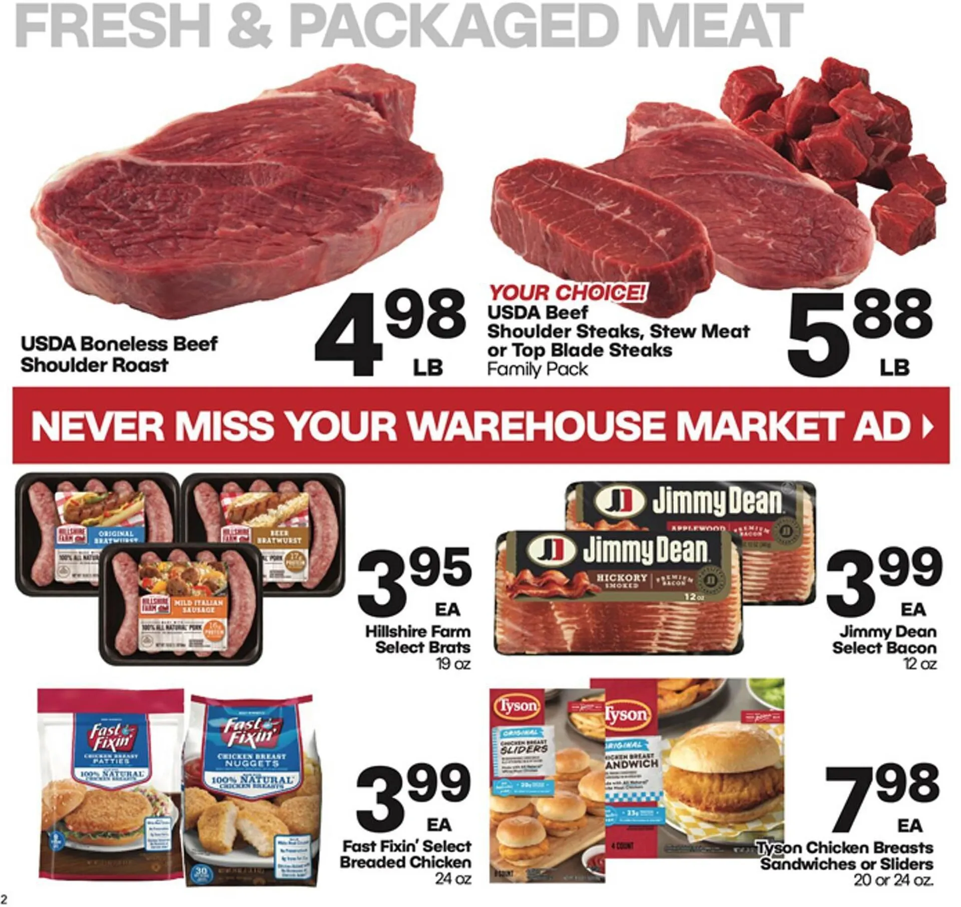 Weekly ad Warehouse Market Weekly Ad from April 3 to April 9 2024 - Page 2