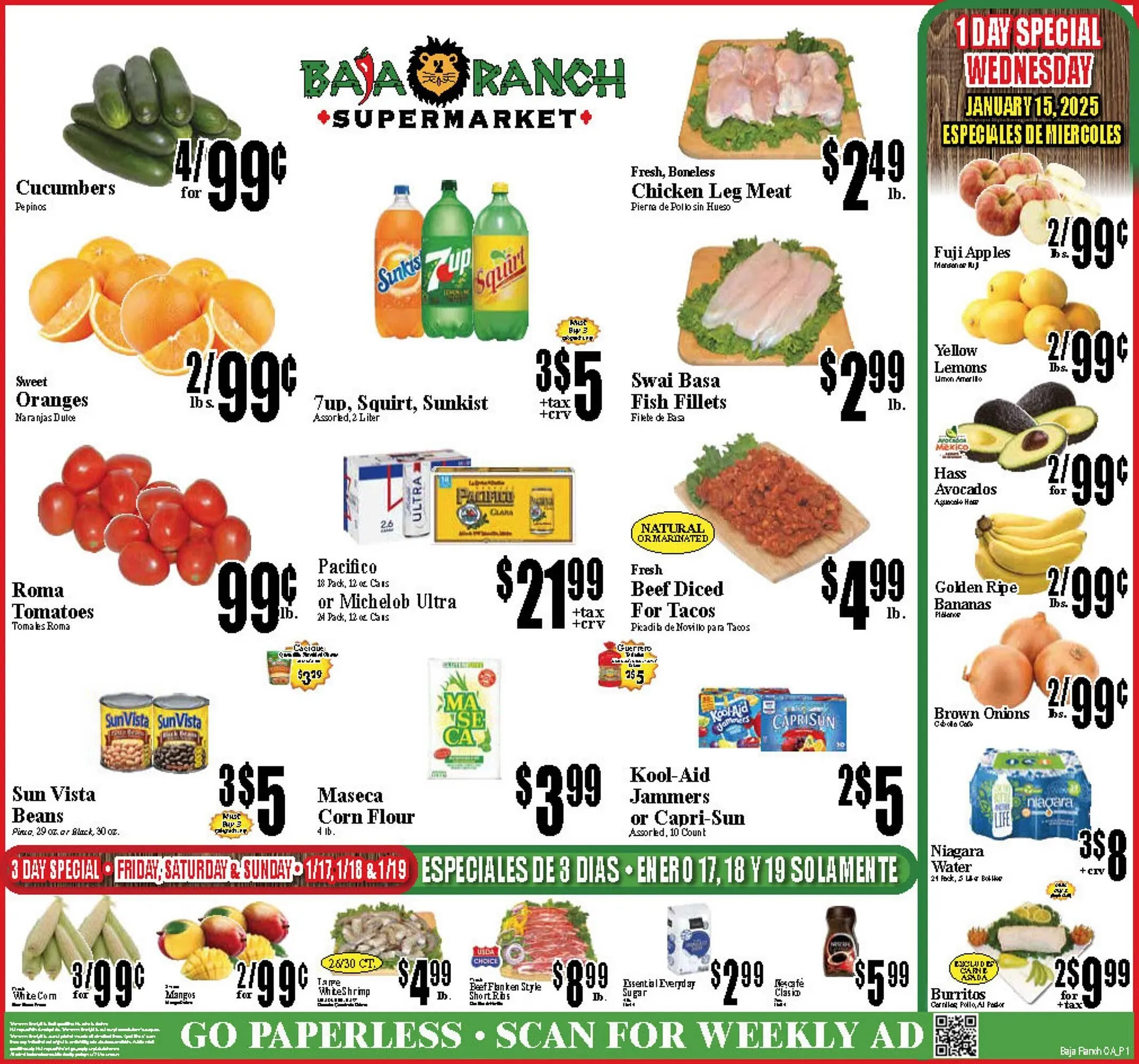 Baja Ranch Weekly Ad - 1