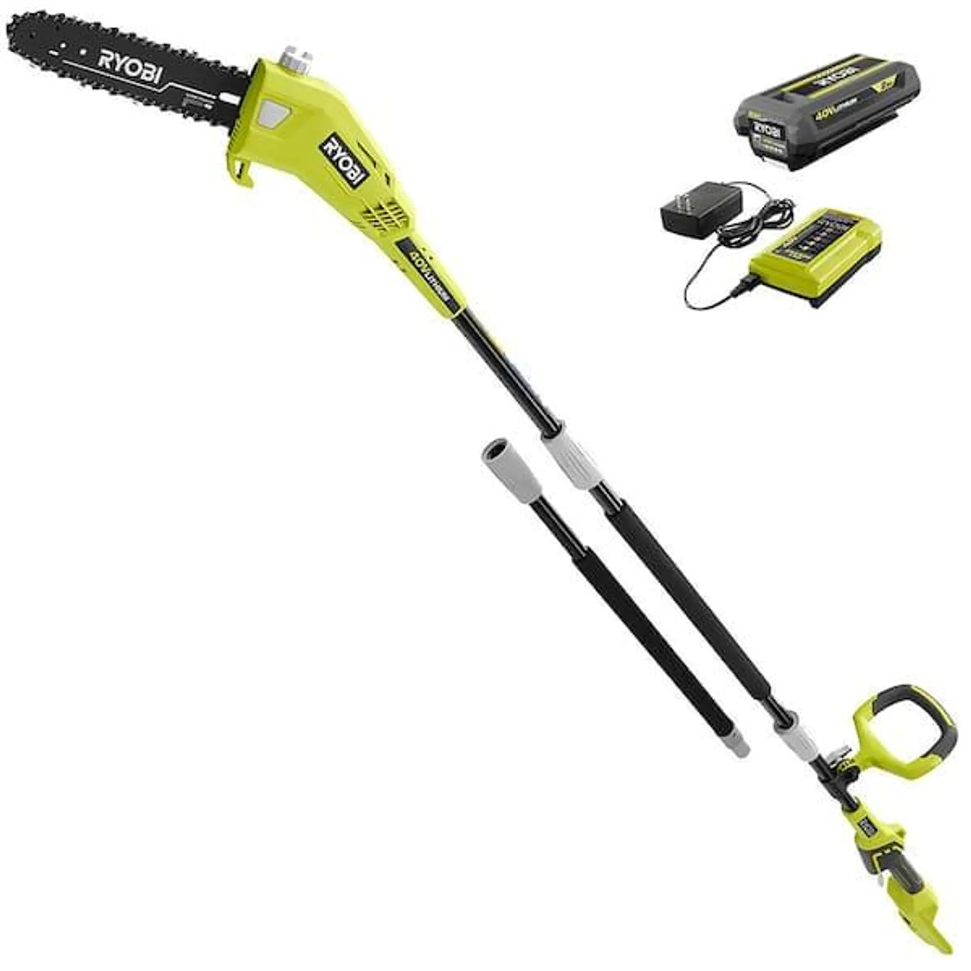 40V 10 in. Cordless Battery Pole Saw with 2.0 Ah Battery and Charger