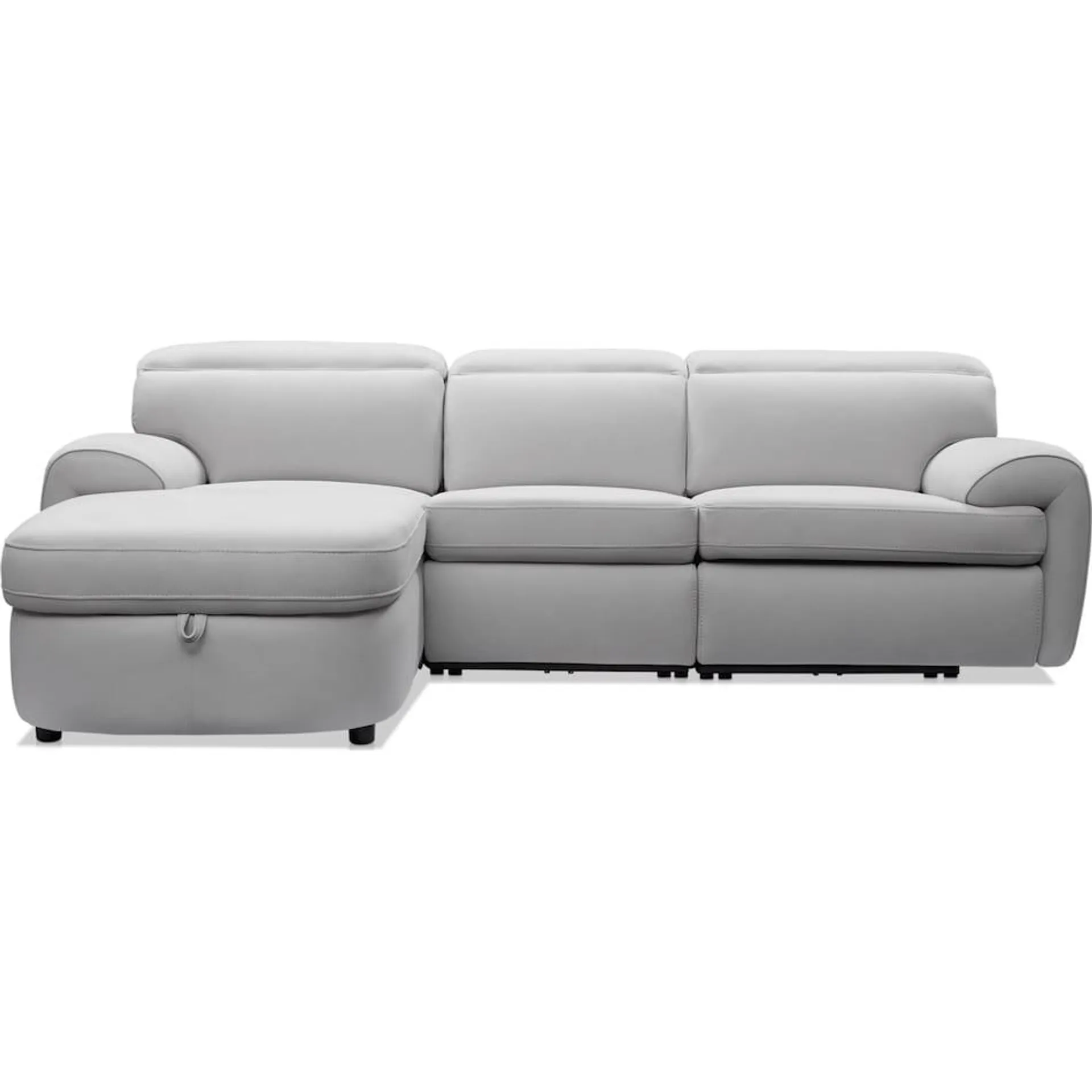 Aero 3-Piece Dual-Power Reclining Sectional with Chaise