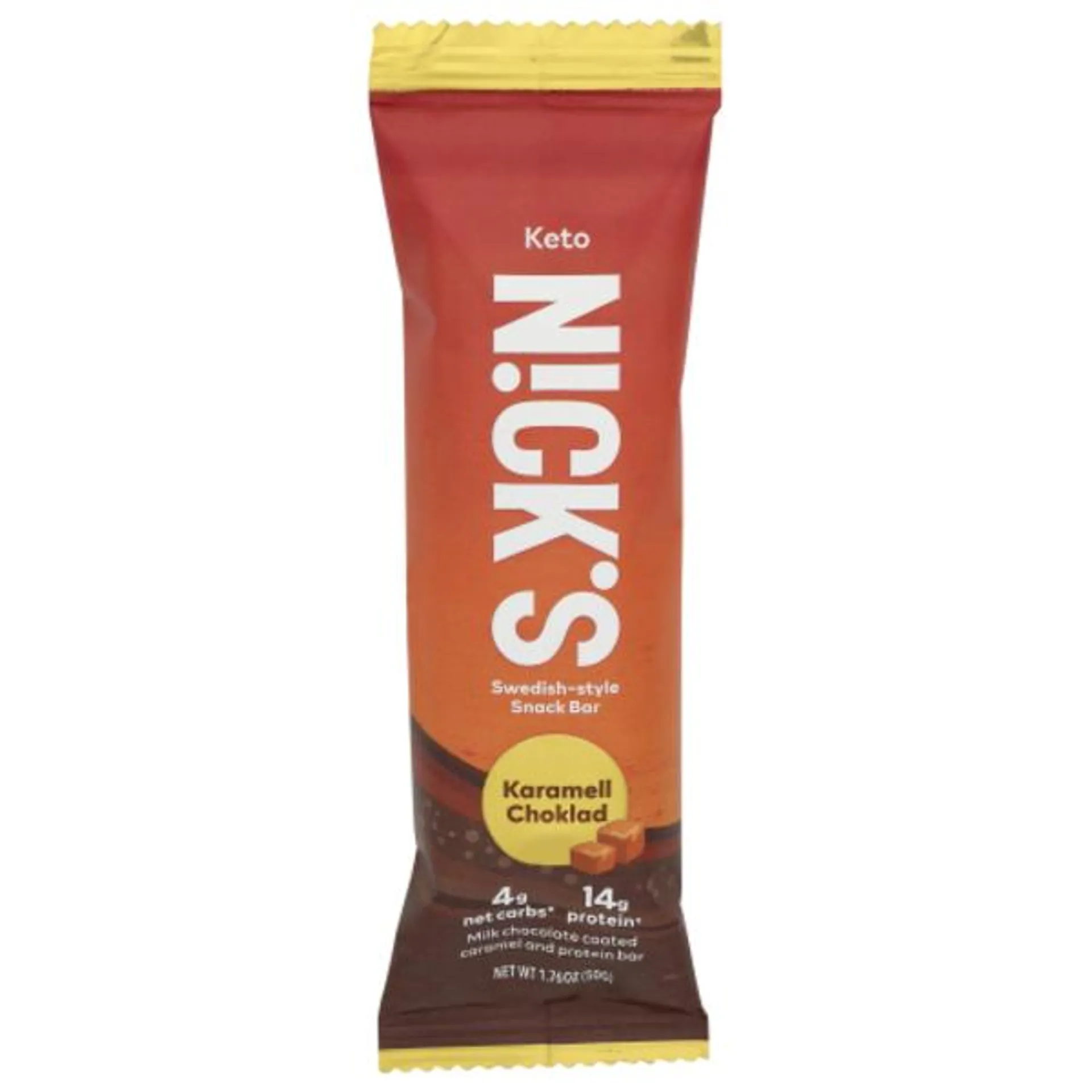 N!CK'S Karamell Choklad Keto/Protein Bar