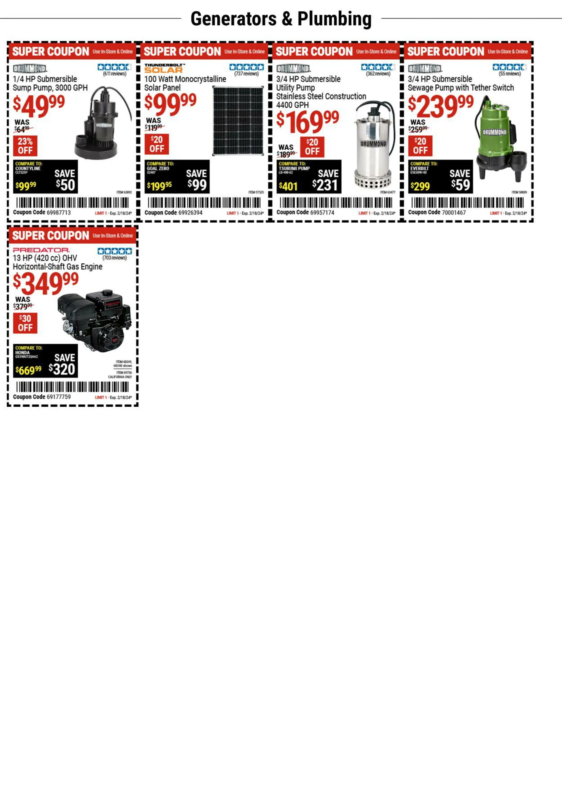 Weekly ad Harbor Freight Current weekly ad from February 5 to February 18 2024 - Page 3