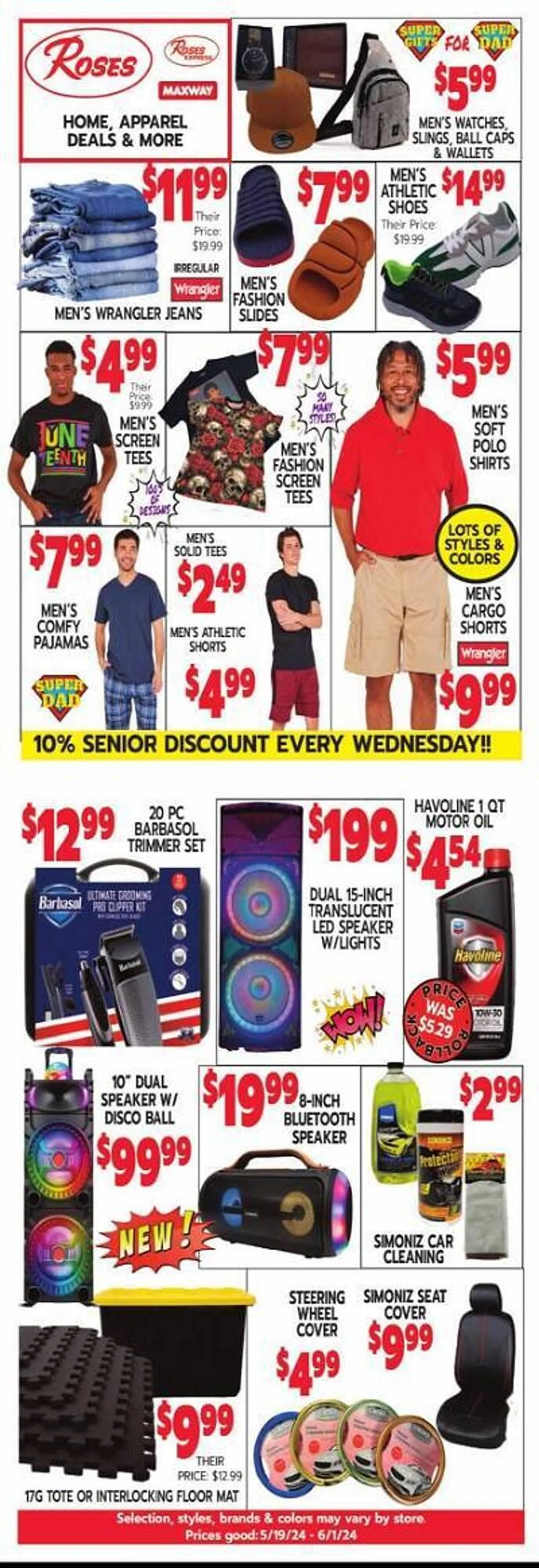 Roses Discount Store Weekly Ad - 1