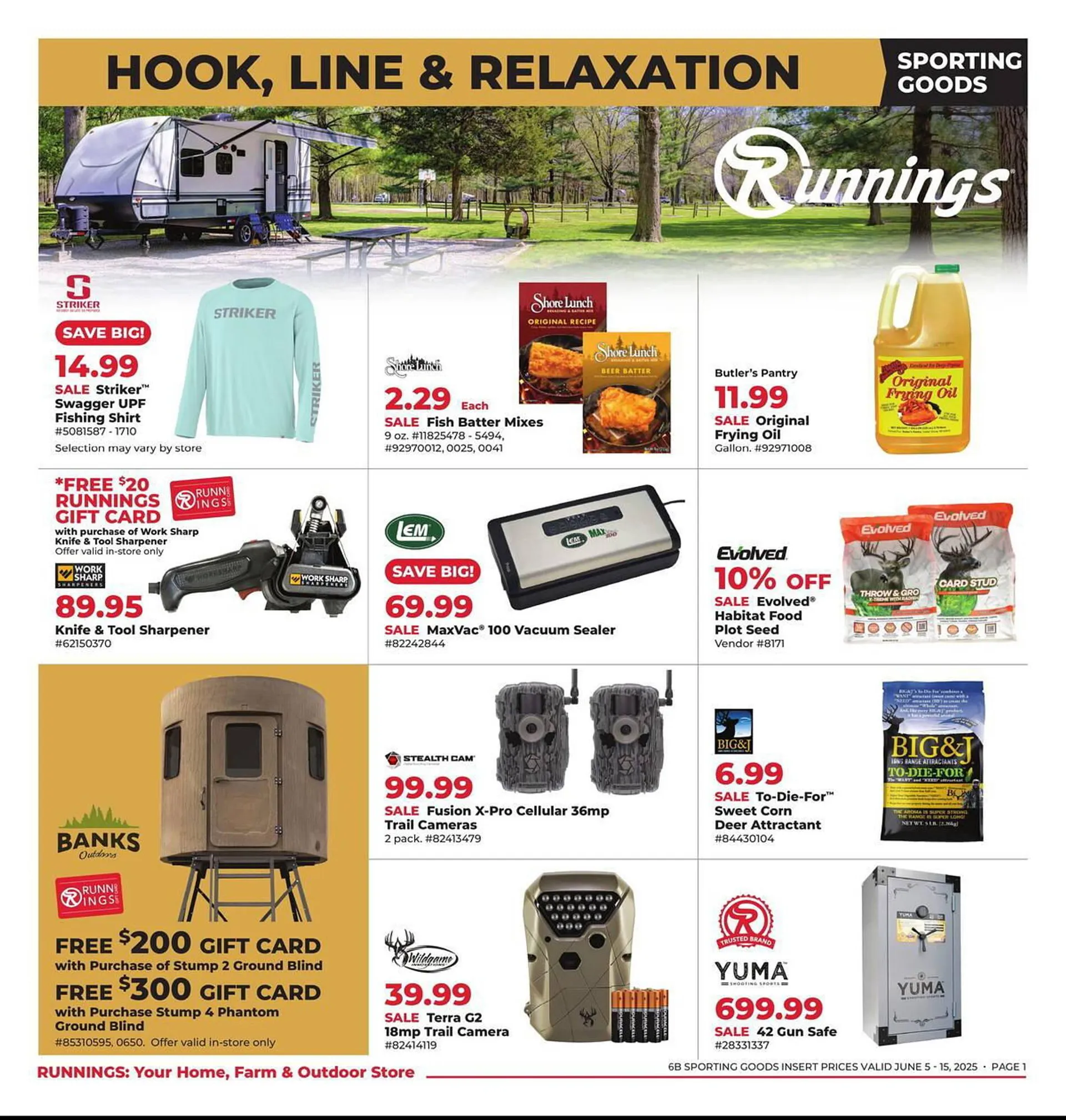Weekly ad Runnings Weekly Ad from June 5 to June 15 2025 - Page 1