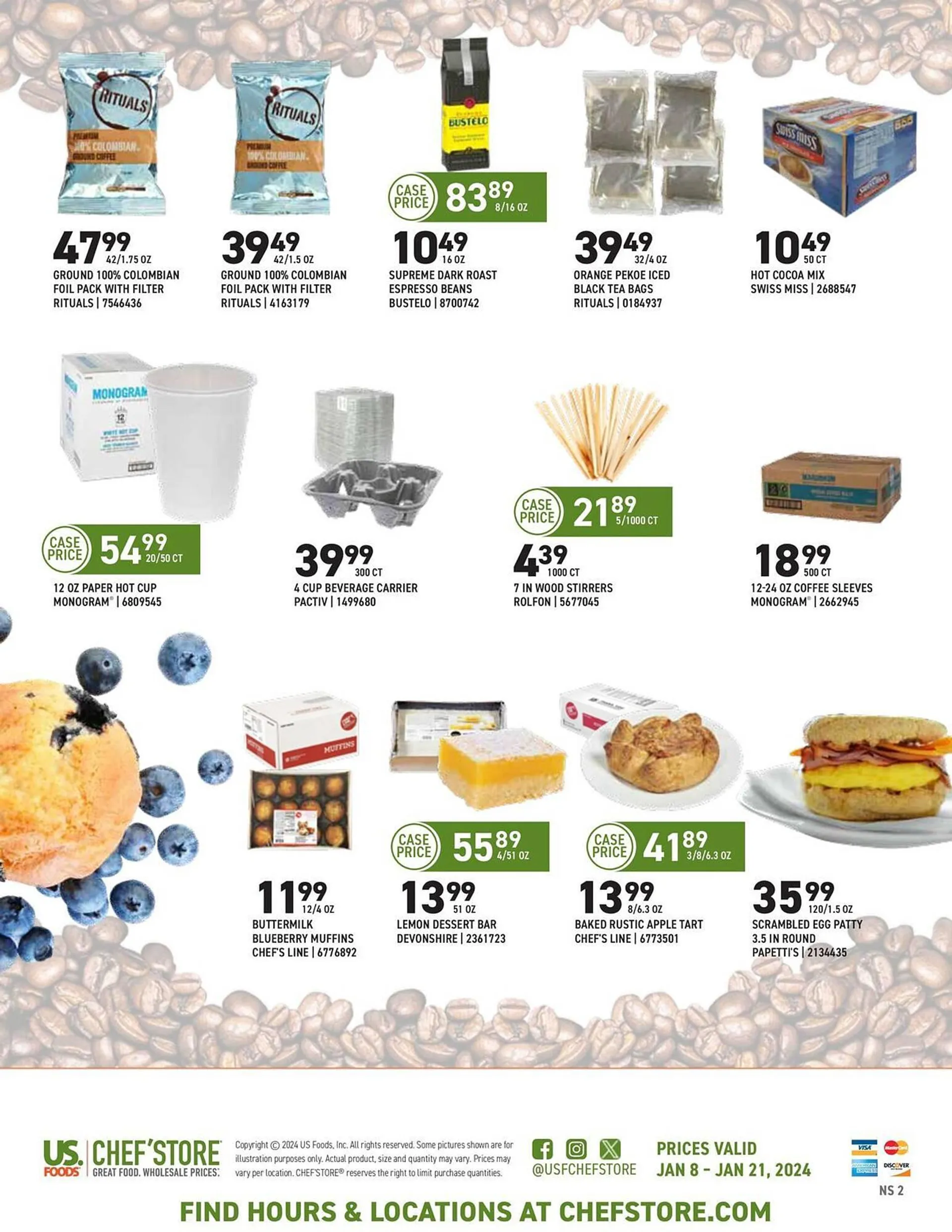 Weekly ad US Foods Chef's Store Weekly Ad from January 8 to January 21 2024 - Page 2