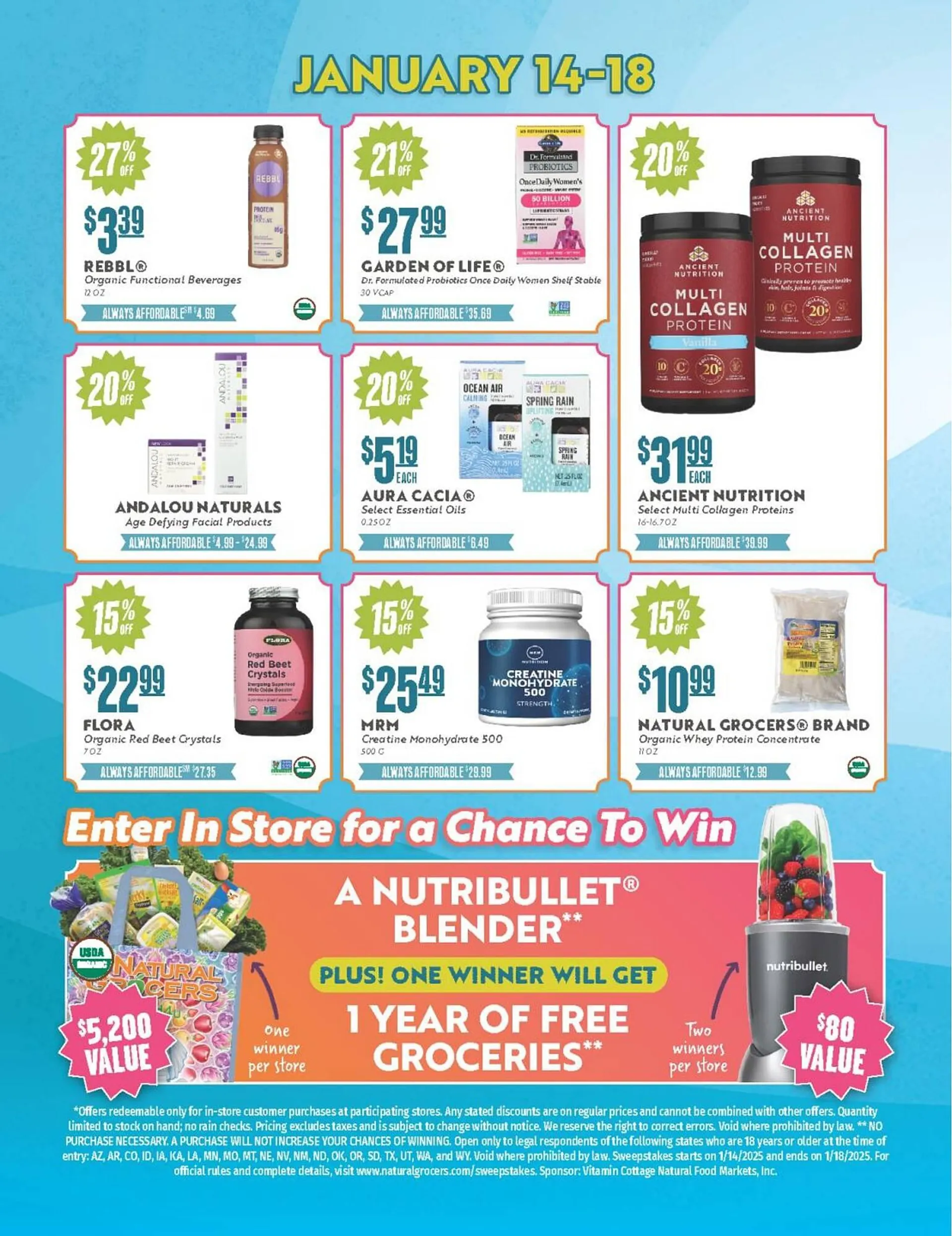 Weekly ad Natural Grocers ad from January 14 to January 18 2025 - Page 4