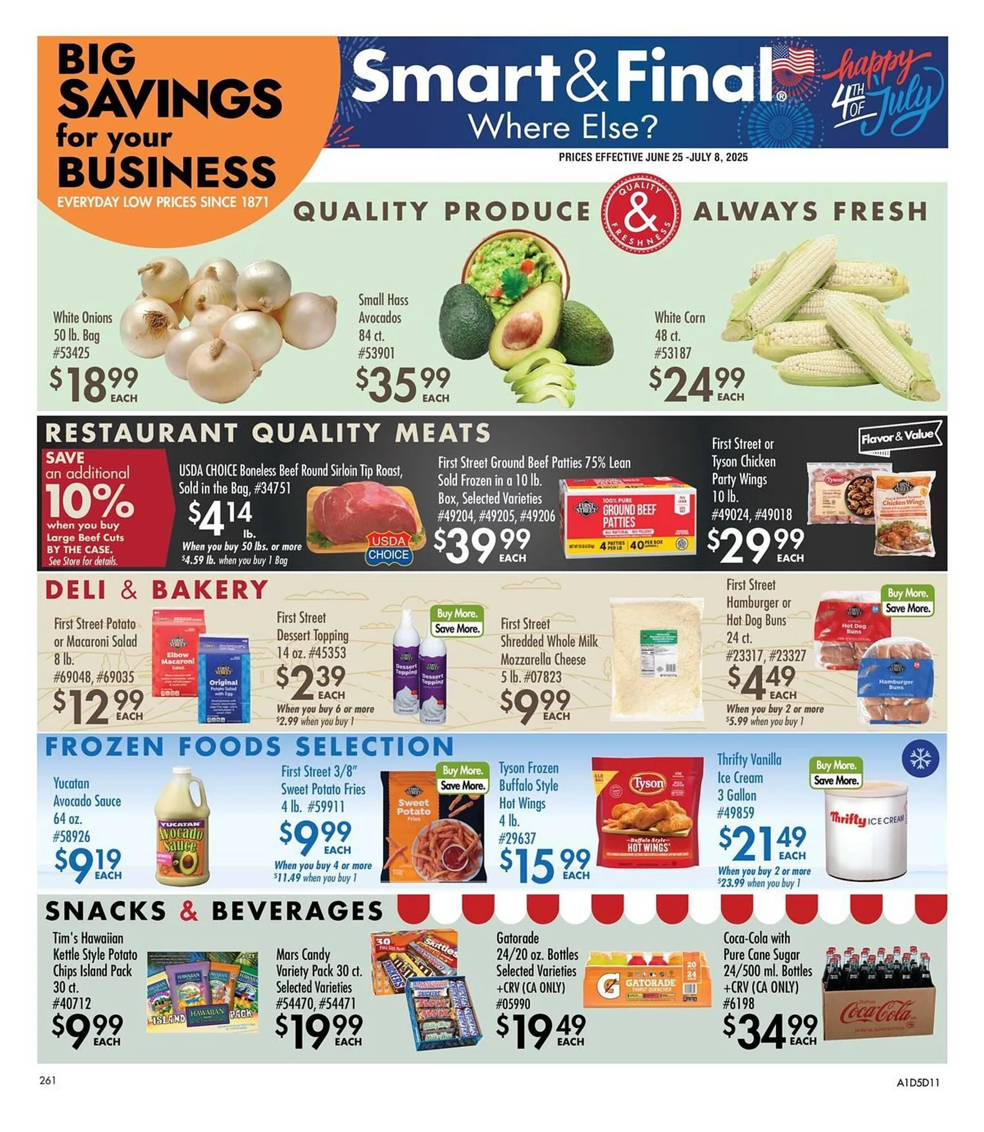 Weekly ad Smart & Final Weekly Ad from June 25 to July 8 2025 - Page 1
